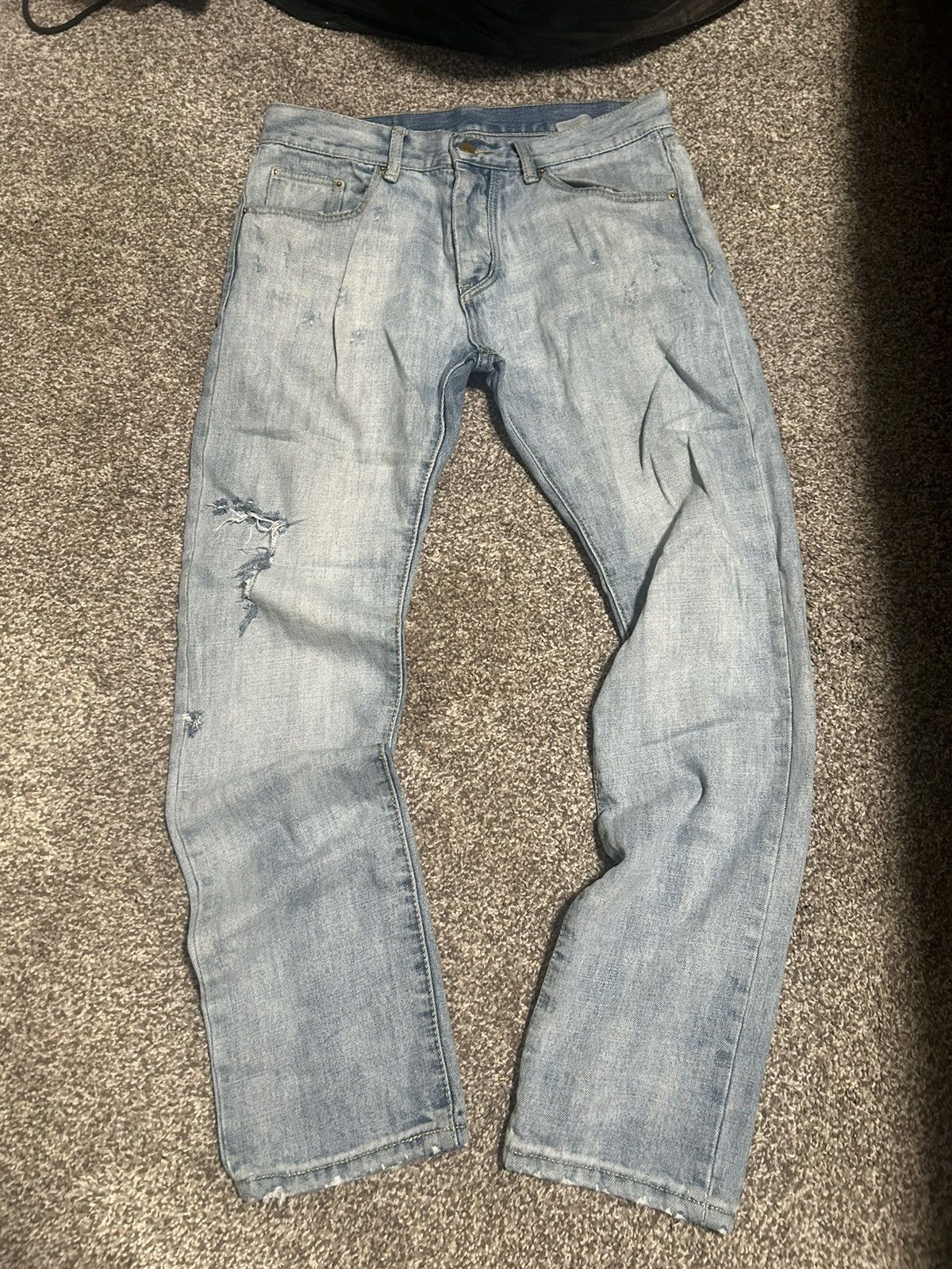 MNML Used mens light blue mnml denim jeans size 31 Size US 31 - 2 Thumbnail