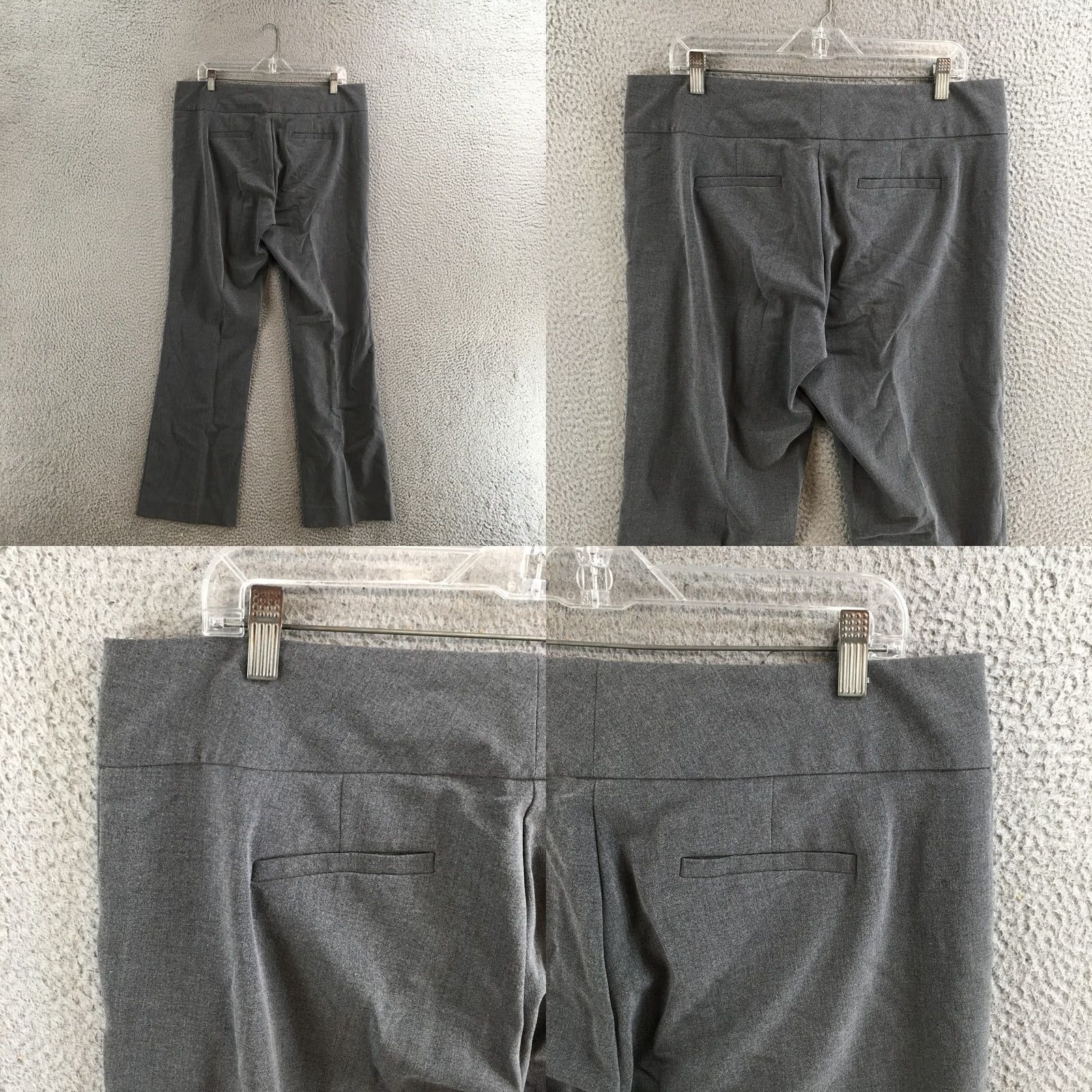 Kenneth Cole Kenneth Cole Dress Pants Womens 12 Gray Hi-Rise Bootcut Trouser Casual Dressy Formal Size 34" / US 12 / IT 48 - 9 Thumbnail