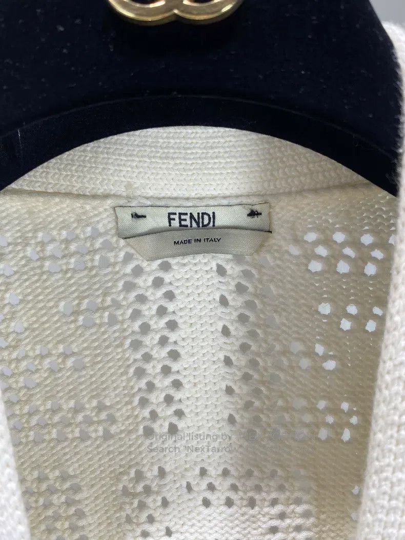 Fendi Fendi Lace-up Openwork Cardigan Size XS / US 0-2 / IT 36-38 - 8 Thumbnail
