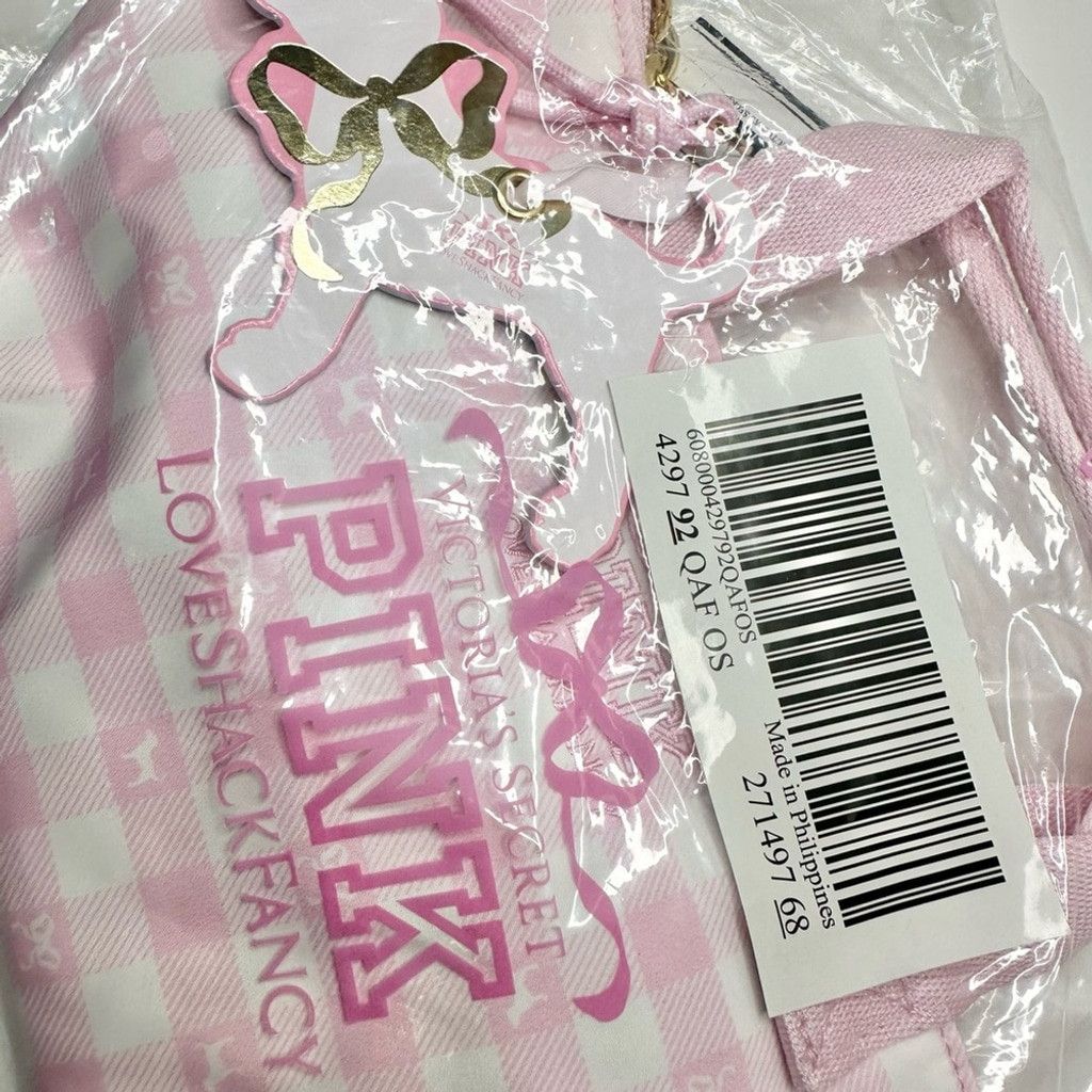 LoveShackFancy Victoria’s Secret PINK LoveShackFancy Pink Gingham Crossbody Size ONE SIZE - 4 Thumbnail