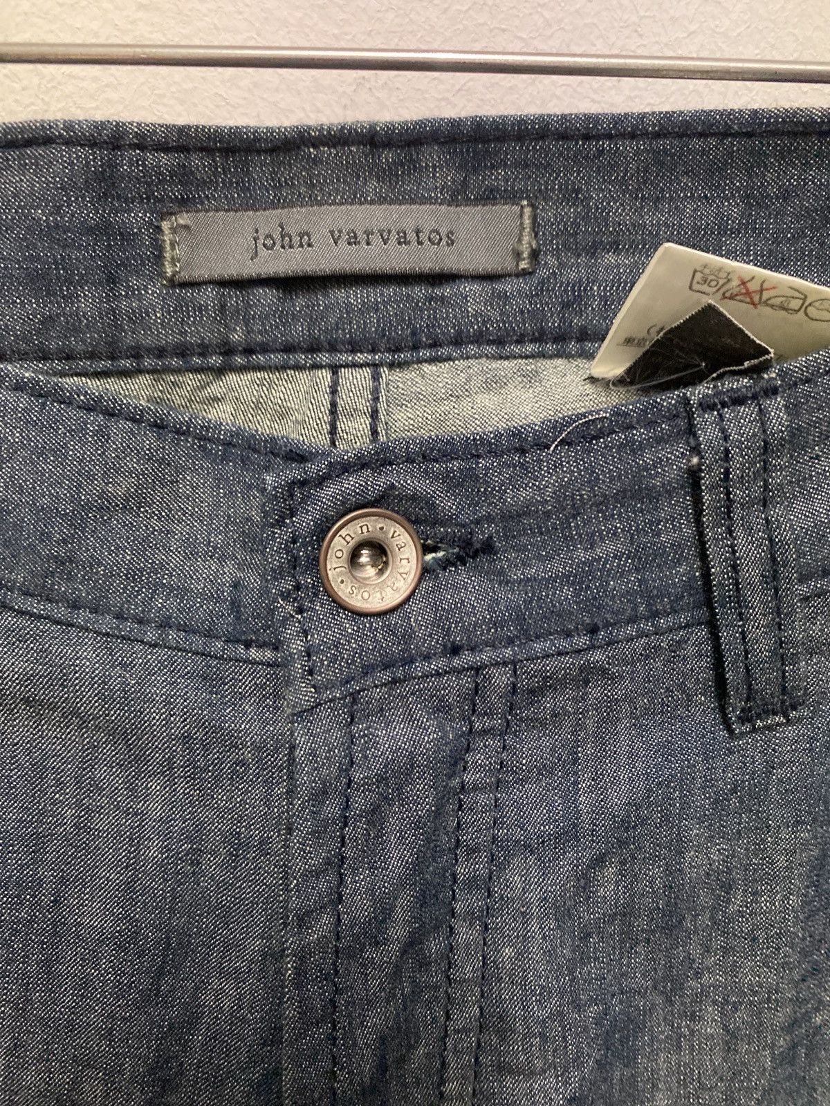 John Varvatos John Varvatos USA Denim Jeans Made in Italy Slim Straight Size US 34 / EU 50 - 4 Thumbnail