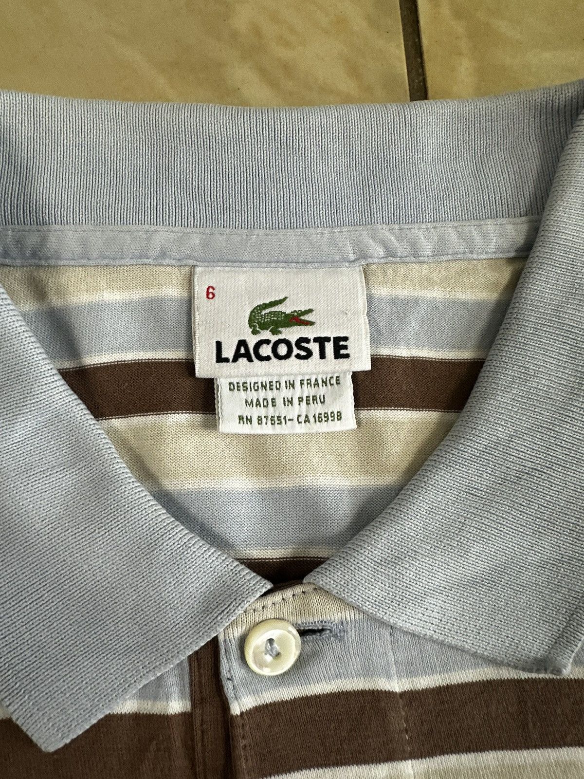 Lacoste Lacoste Vintage Polo Shirt Size US XL / EU 56 / 4 - 4 Thumbnail