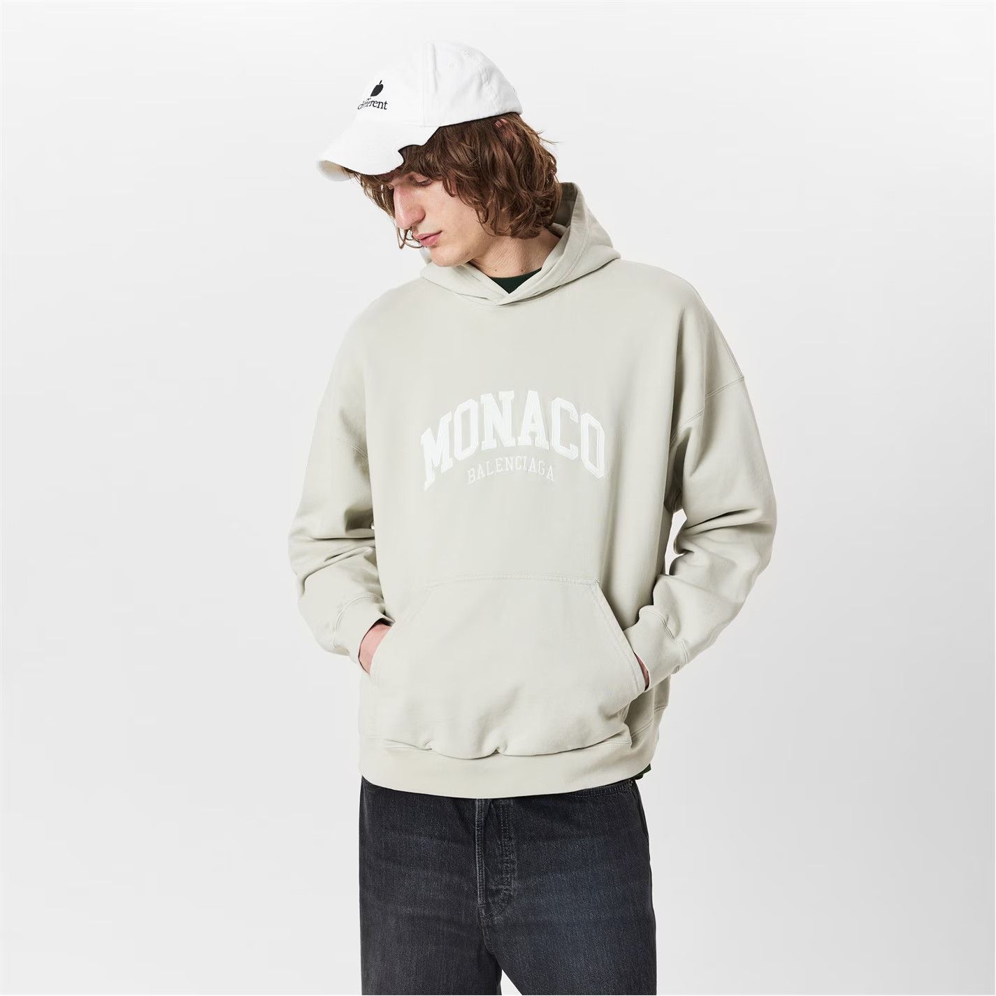 Balenciaga o1g2r1mq0226 Relaxed Fit Hoodie In White Size US XS / EU 42 / 0 - 3 Thumbnail