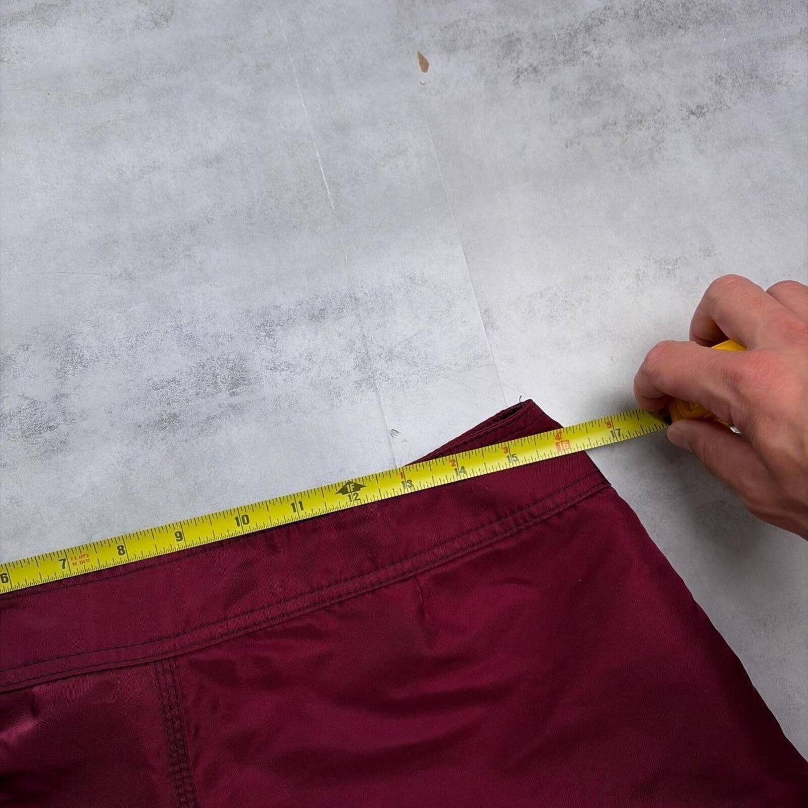 Quiksilver Vintage Burgundy Quiksilver Surf Grunge Baggy Board Shorts Size US 32 / EU 48 - 6 Thumbnail