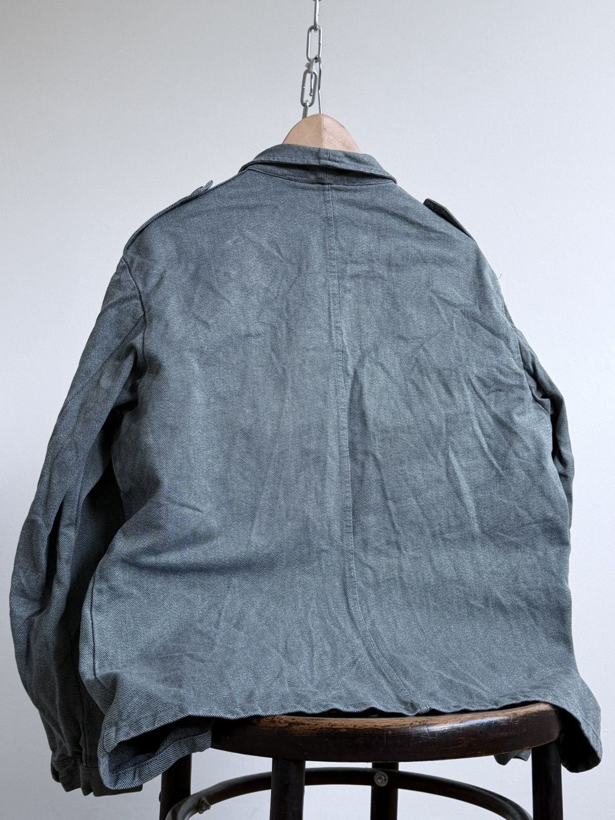 Le Laboureur Vintage 80s Swiss Military Chore Work Jacket Size US XL / EU 56 / 4 - 4 Thumbnail
