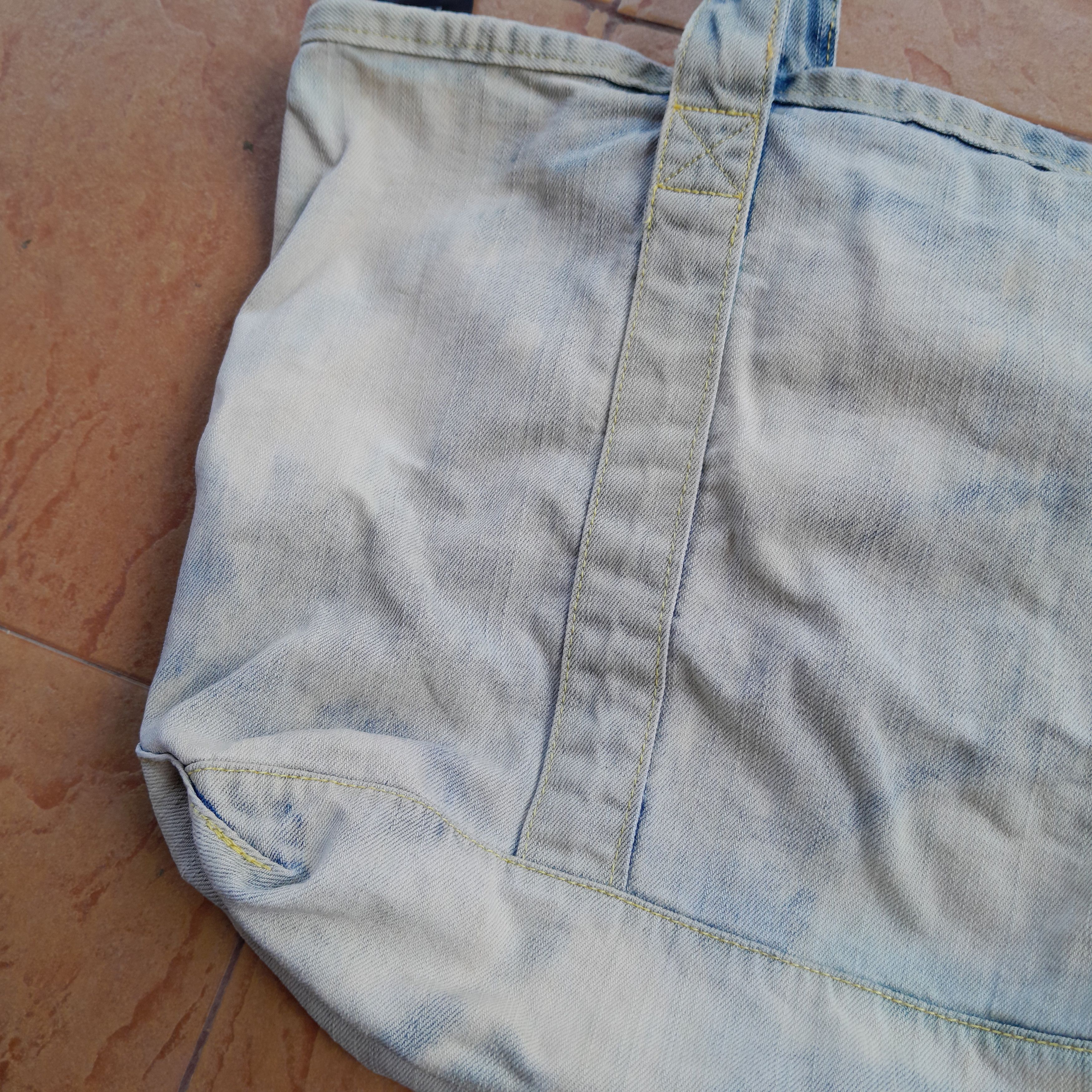 Japanese Brand × ROOTOTE ❤FINAL DROP❤ROOTOTE. jp Acid Wash Denim Tote Bag Size ONE SIZE - 3 Thumbnail