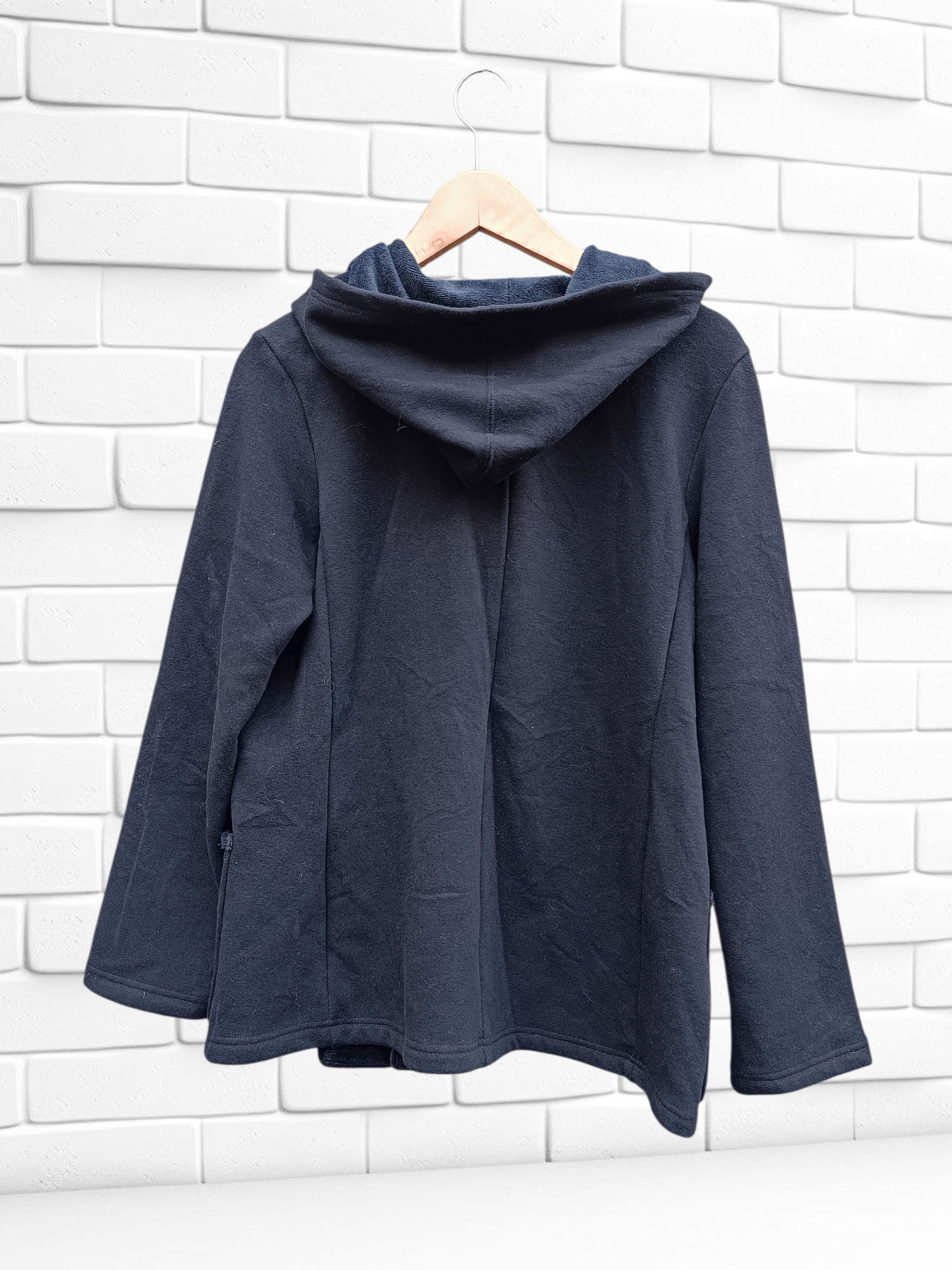 Japanese Brand Innocent Double Breasted Pea Coat Hoodie Size US M / EU 48-50 / 2 - 4 Thumbnail