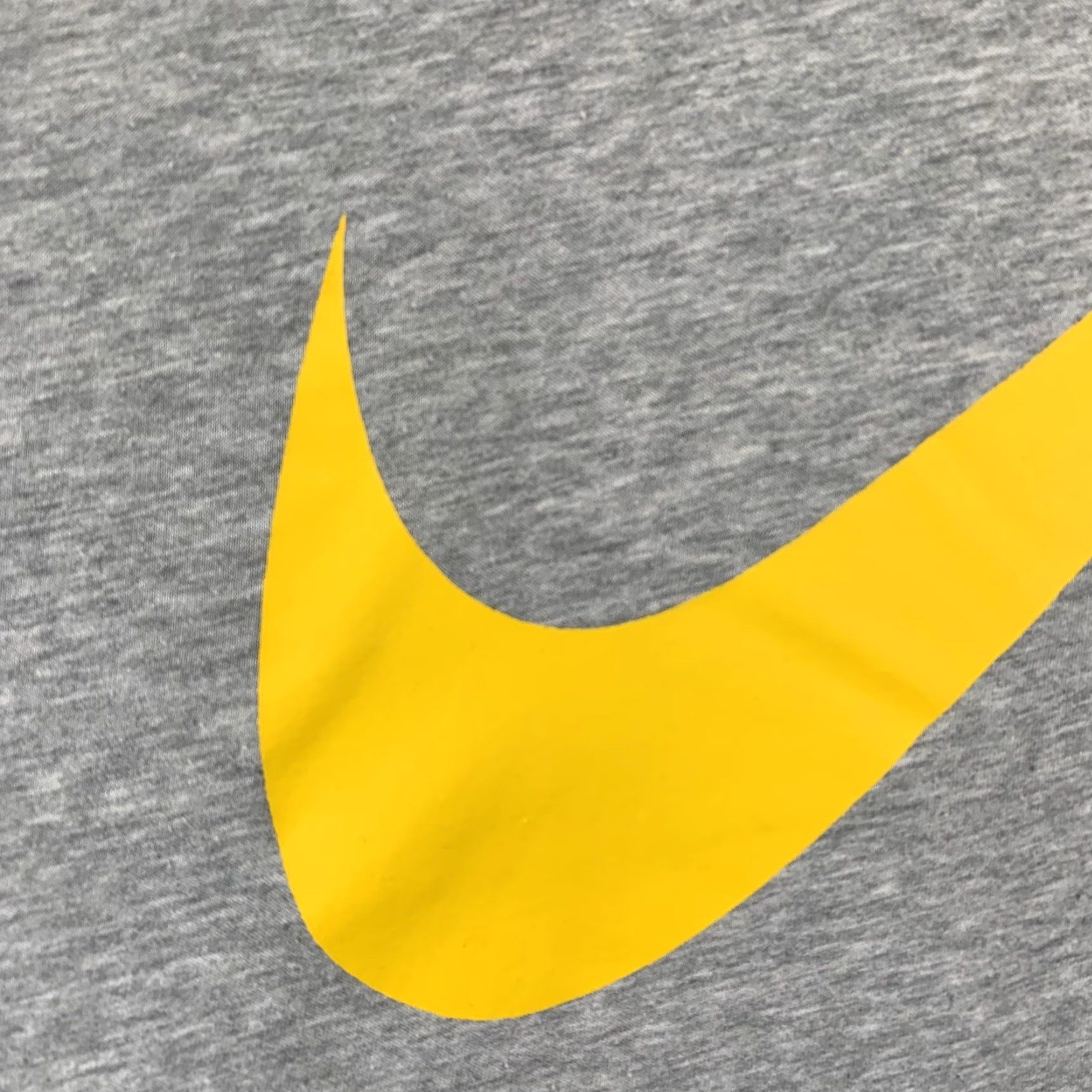 Nike VINTAGE Nike T-Shirt Women's Oversized Large 22x25 Gray Y2K Big Swoosh Graphic Tee 2000s Casual Size L / US 10 / IT 46 - 6 Thumbnail