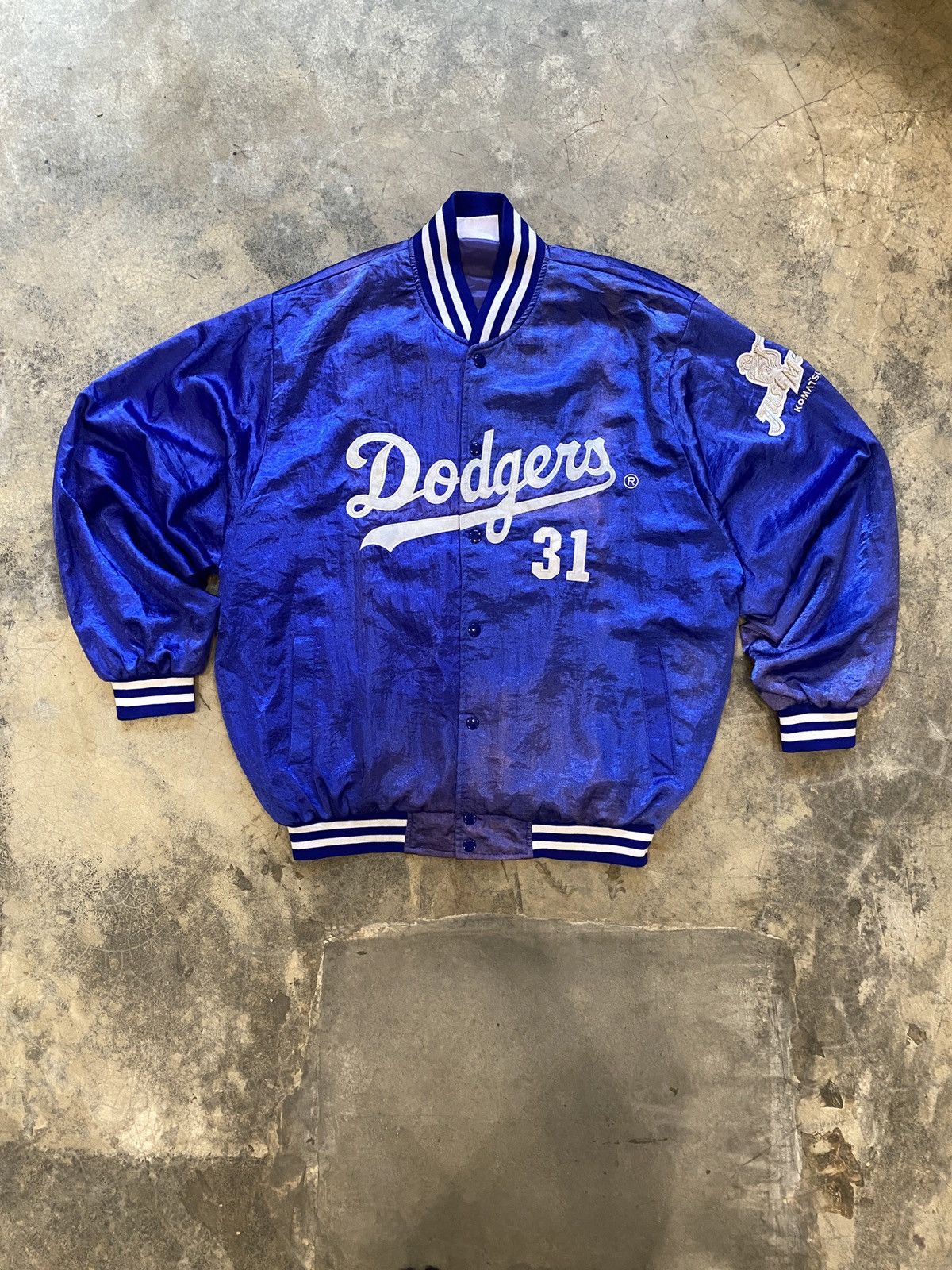 MLB Vintage La Dodgers Piazza Varsity Jacket Size US L / EU 52-54 / 3 - 1 Thumbnail