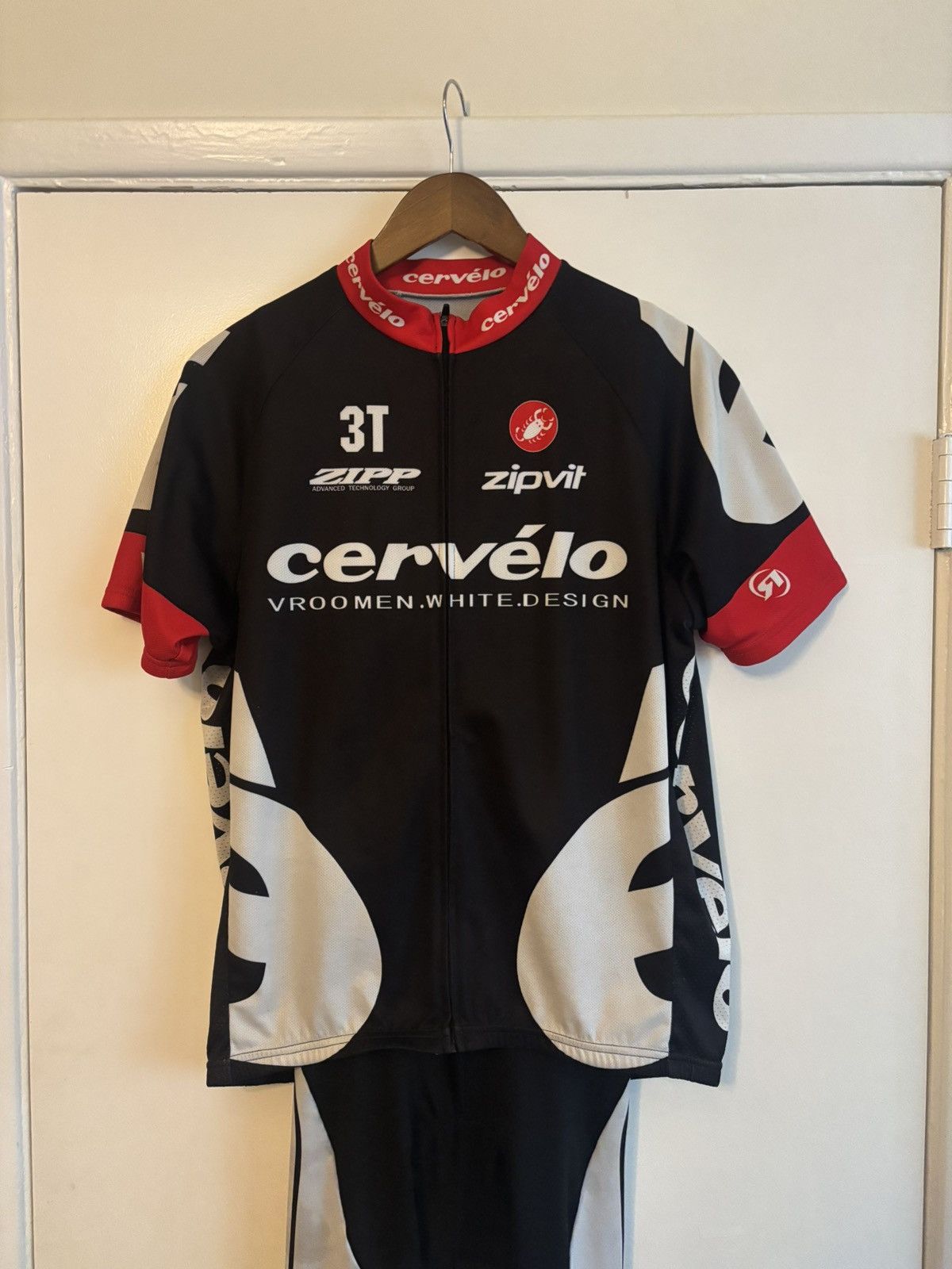Other Castelli Cervélo Cycling Kit Zipp Team Jersey + Bib Tights Size US 33 - 2 Thumbnail