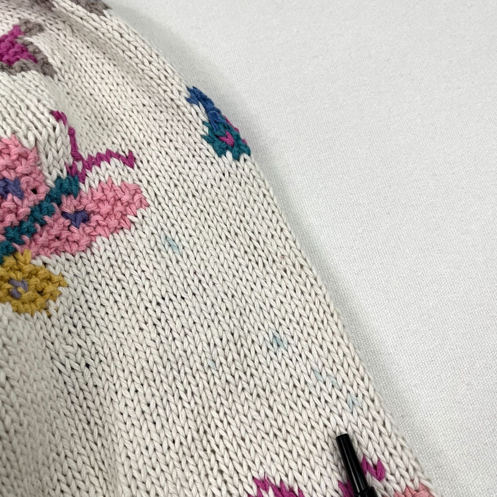 Vintage VINTAGE Northern Isles Cardigan Sweater Womens S Hand Knit Butterfly Floral Cottage Cardigan Mens? Size S / US 4 / IT 40 - 7 Thumbnail