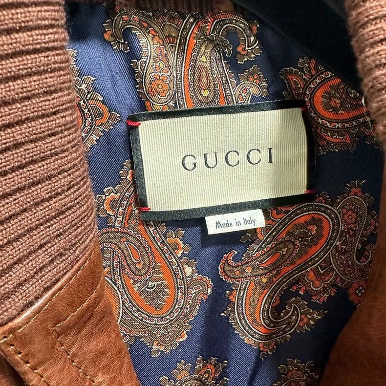 Gucci Gucci Brown leather button coat 2501-Nextarrow Size US M / EU 48-50 / 2 - 3 Thumbnail