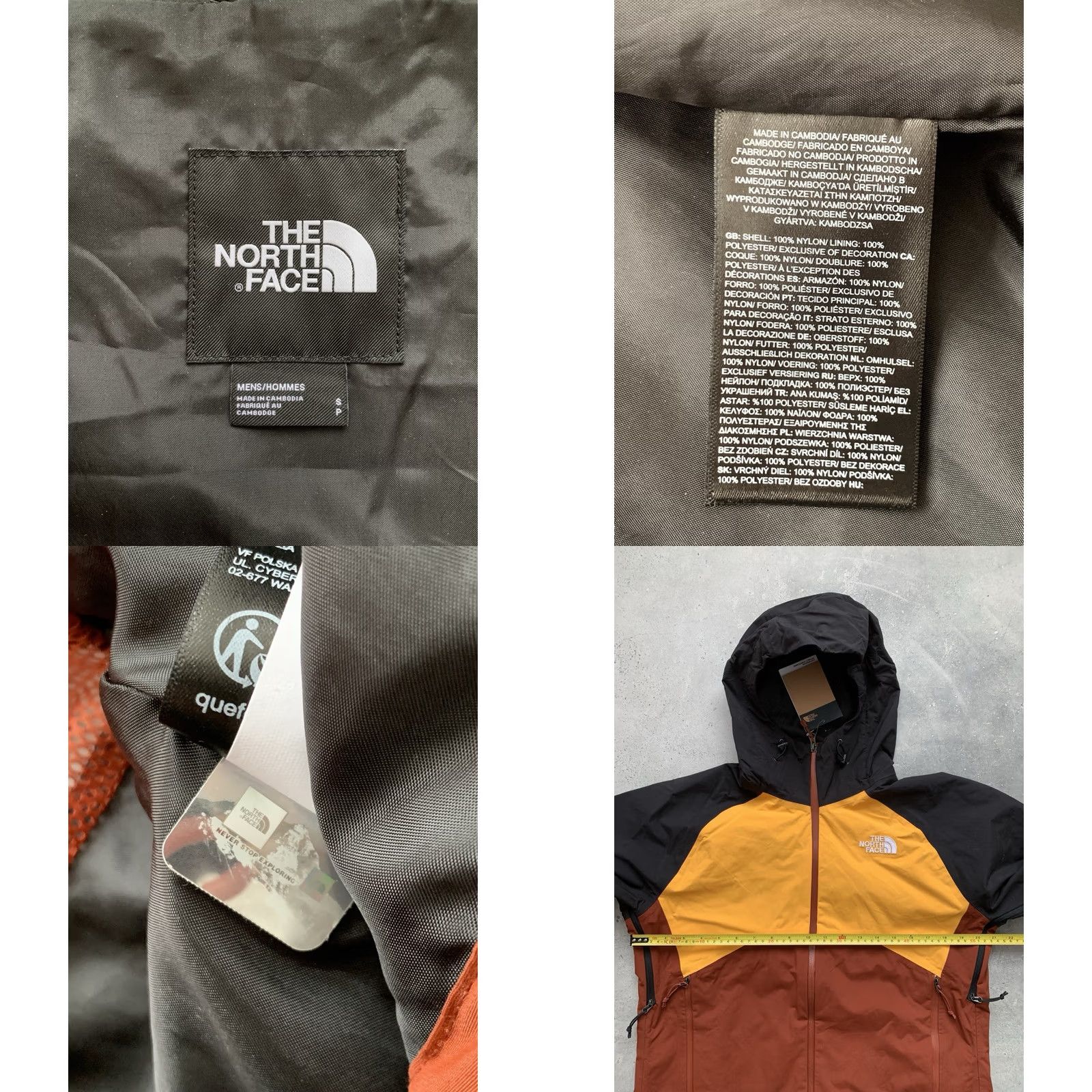The North Face The North Face Stratos Hooded Full Zip Jacket Men’s S Size US S / EU 44-46 / 1 - 8 Thumbnail