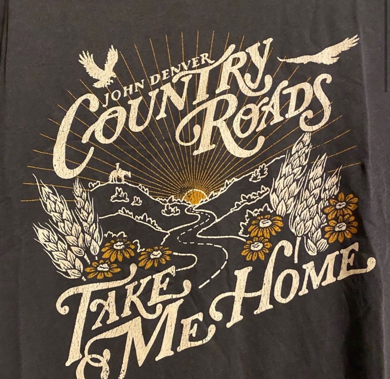 Free People Free People Country Roads tee john denver midnight rider Size M / US 6-8 / IT 42-44 - 6 Thumbnail