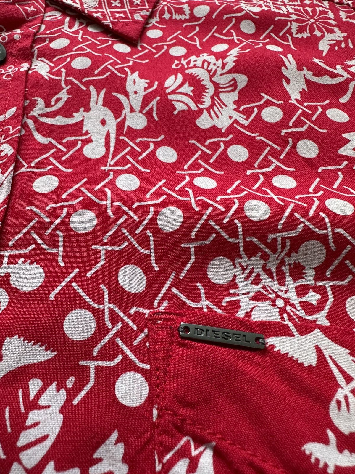 Diesel diesel shirts for men Japan style size XL Red Size US XL / EU 56 / 4 - 4 Thumbnail