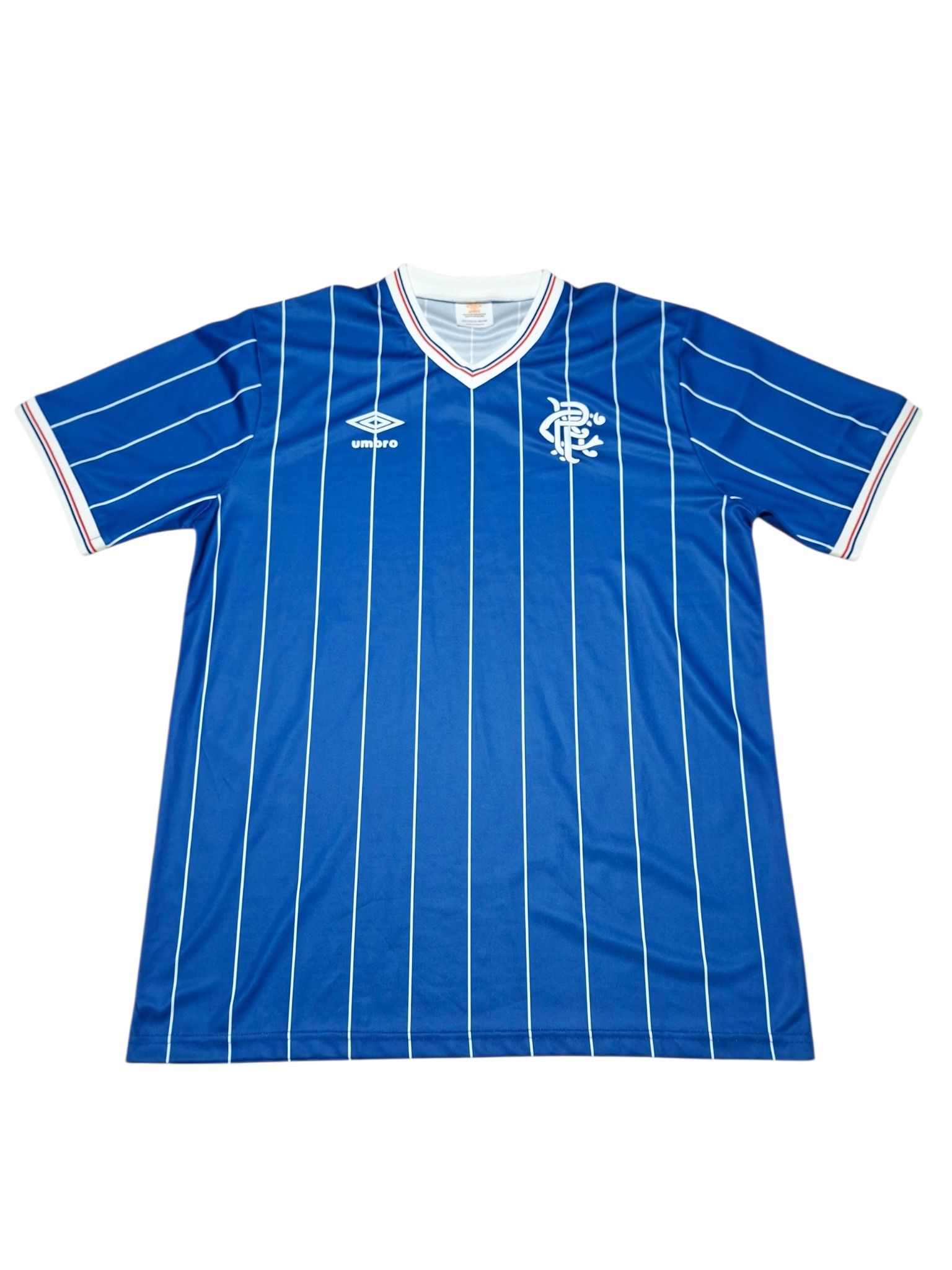 Umbro GLASGOW RANGERS UMBRO 1982-1984 VINTAGE SOCCER JERSEY Size US XL / EU 56 / 4 - 1 Thumbnail