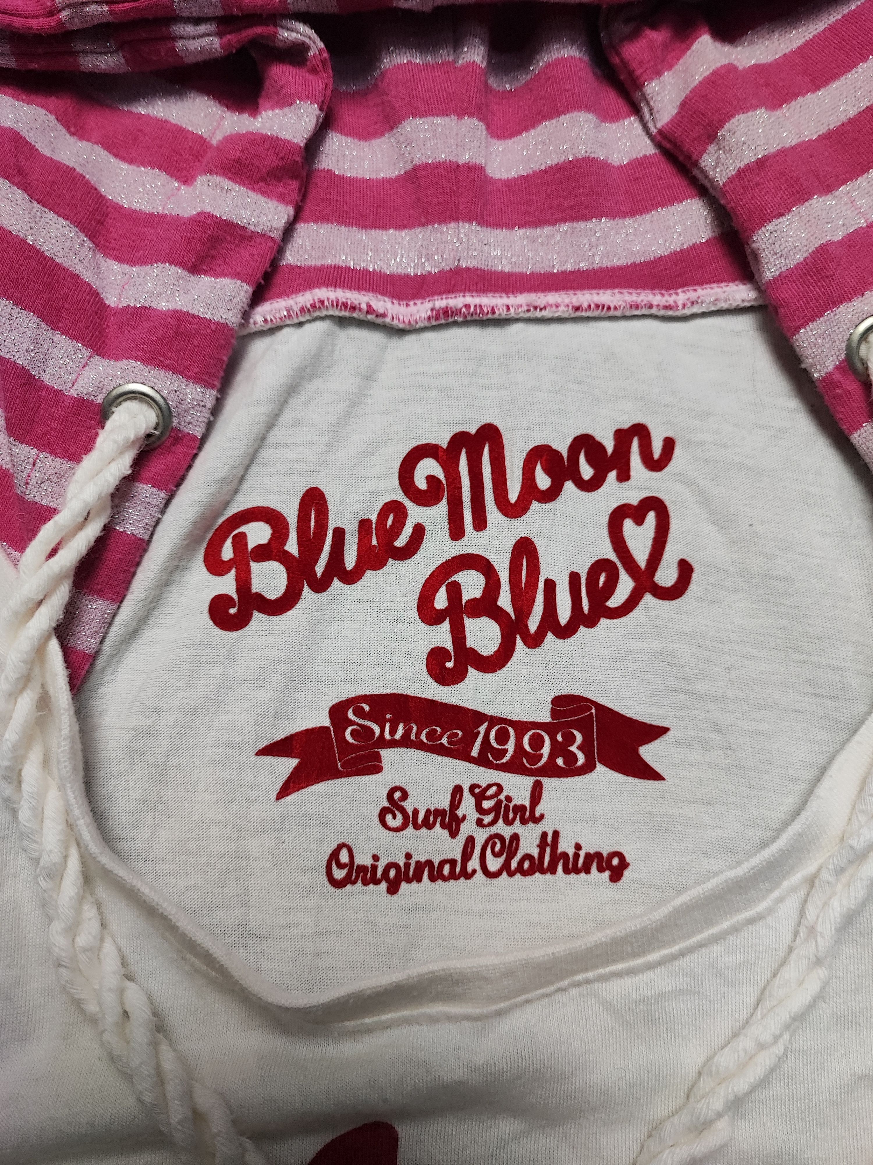 Japanese Brand BLUE MOON SURFER GIRLS HOODIE (XS) Size XS / US 0-2 / IT 36-38 - 4 Thumbnail