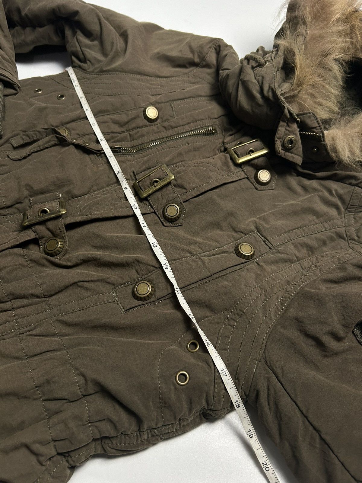 If Six Was Nine × Le Grande Bleu (L.G.B.) OZOC FAUX FUR HOODIE PARKA STYLE MULTI POCKET JACKET Size M / US 6-8 / IT 42-44 - 5 Thumbnail