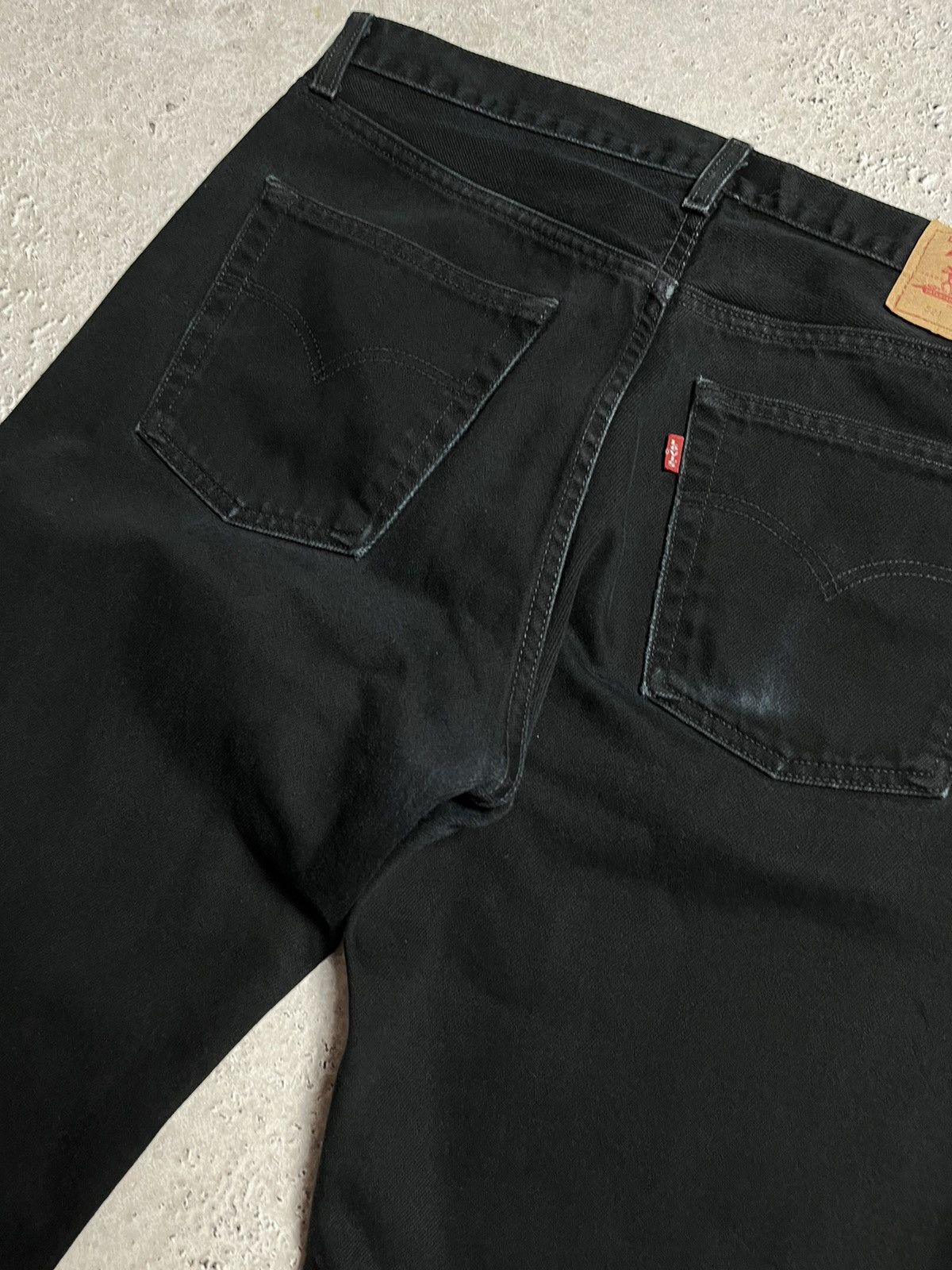 Levi's × Levi's Made & Crafted × Levi's Vintage Clothing Levi’s 521 vintage Baggy Black Jeans Pants Size US 36 / EU 52 - 4 Thumbnail