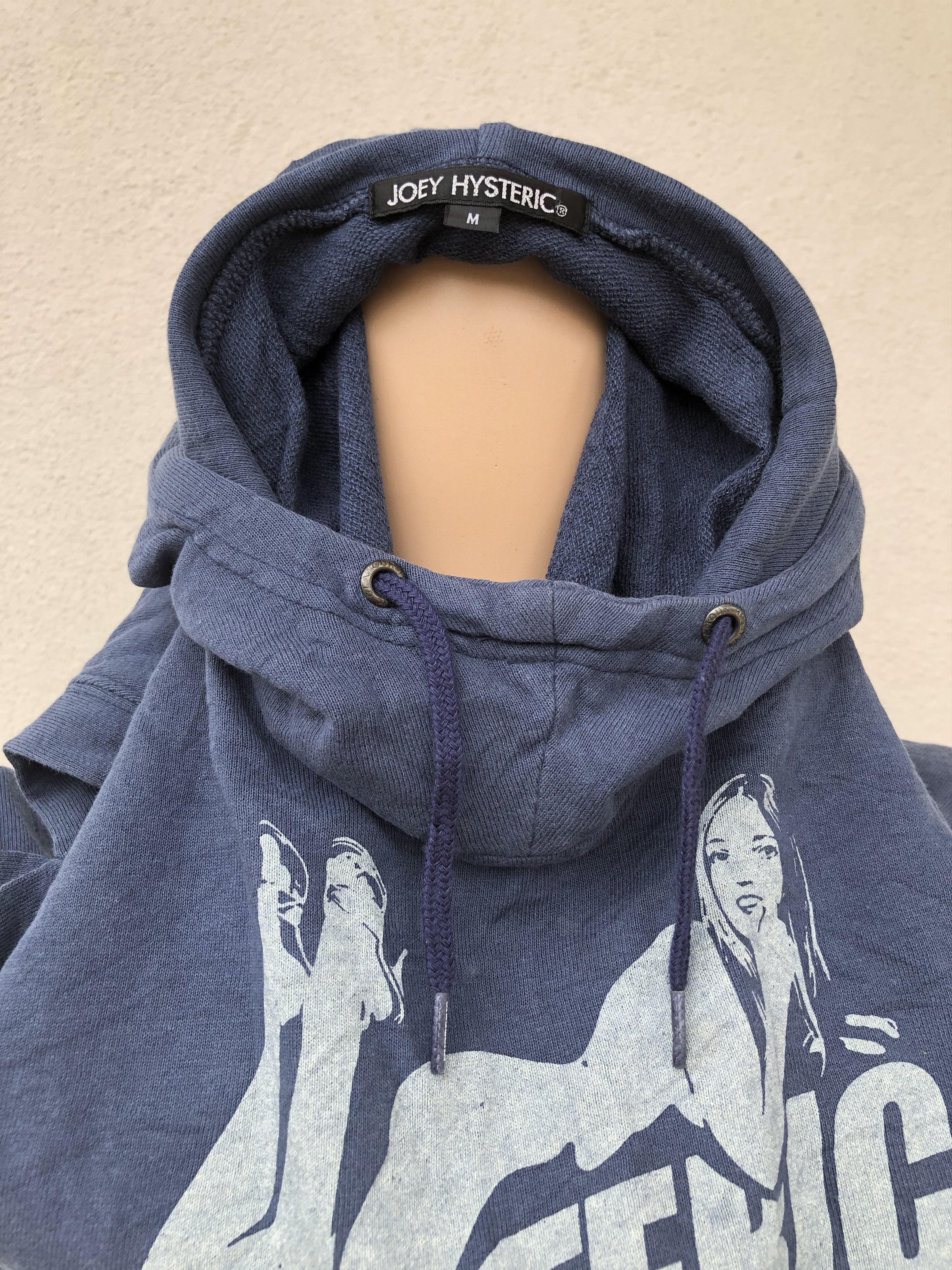 Hysteric Glamour Hysteric Glamour Pin-up Girl Sleeveless Hoodie Navy Blue Size M / US 6-8 / IT 42-44 - 4 Thumbnail