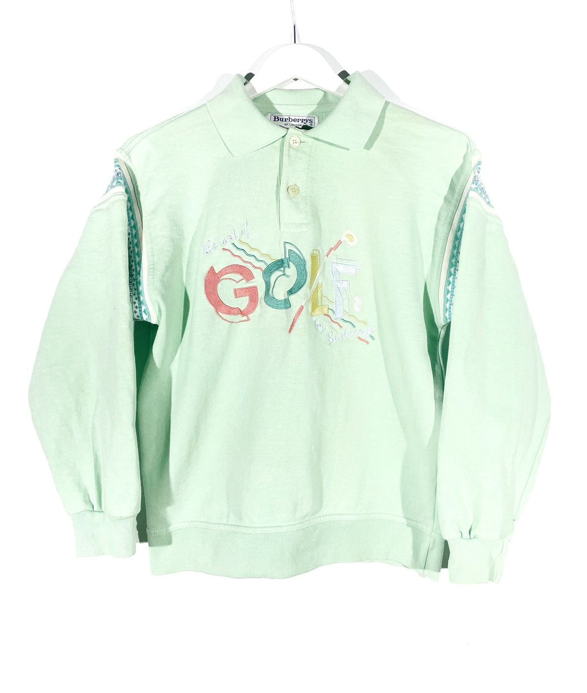 Burberry × Vintage Burberrys “GOLF” Vintage Collared Long Sleeve Women Size S Size S / US 4 / IT 40 - 1 Thumbnail