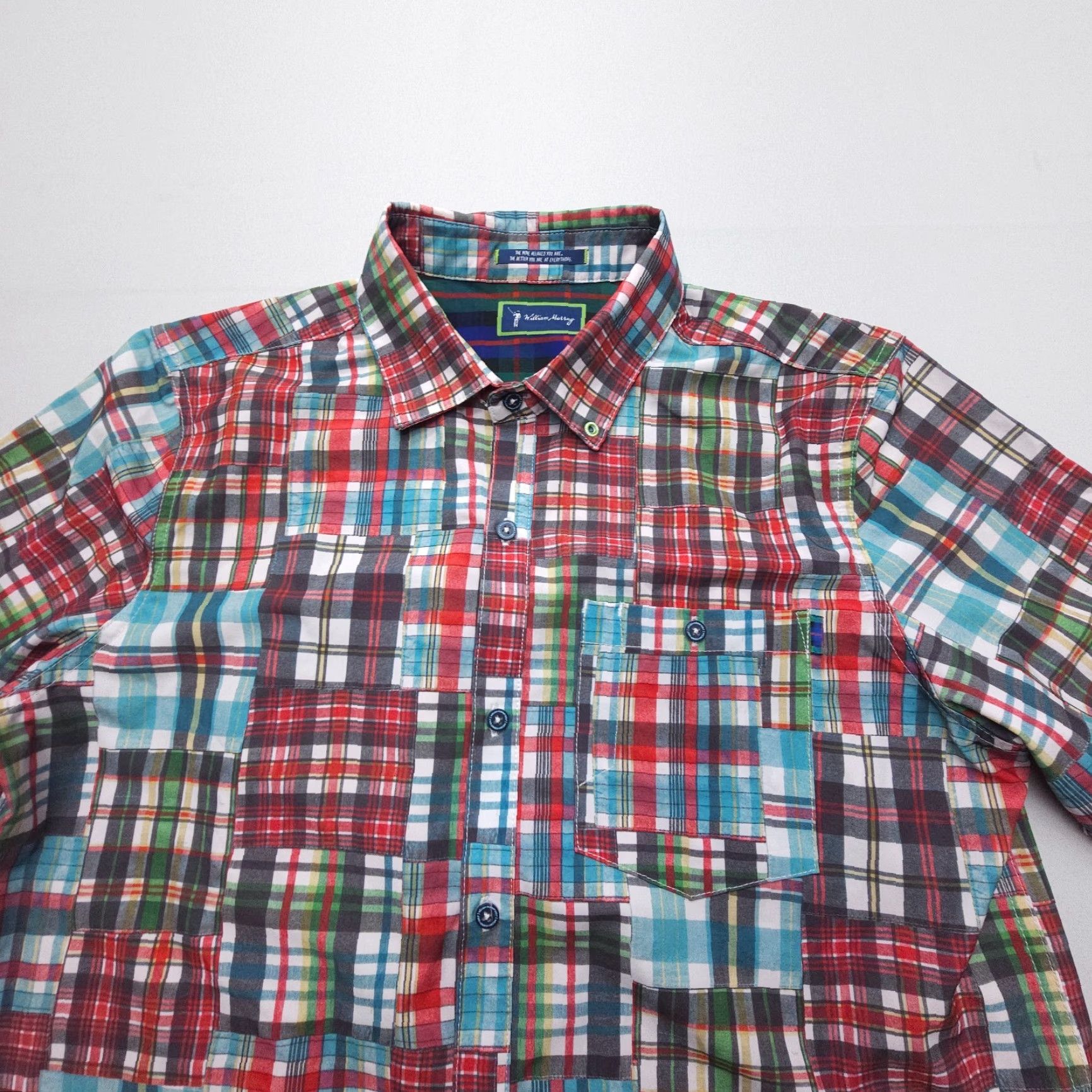 Vintage William Murray Button Up Shirt Mens Medium Plaid Light Stretch Golf Hiking Size US M / EU 48-50 / 2 - 3 Thumbnail