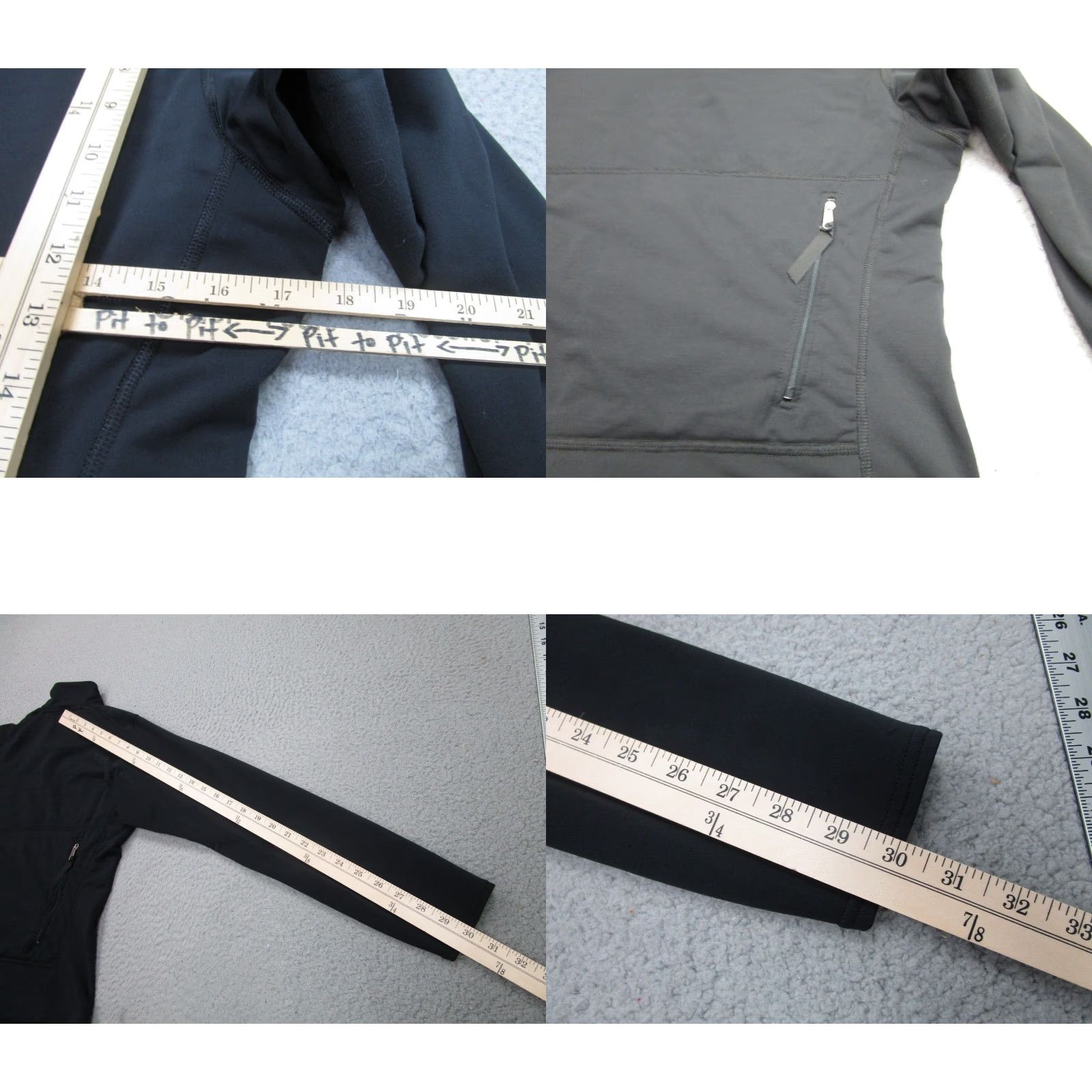 Patagonia VINTAGE Patagonia Sweatshirt Womens M Black 1/2 Zip Pullover Sweatshirt Jacket Size M / US 6-8 / IT 42-44 - 8 Thumbnail