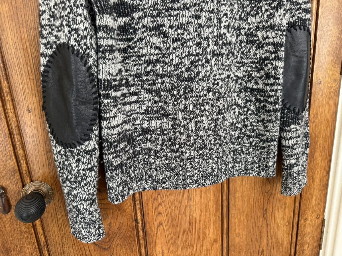 Saint Laurent Paris 1/1 FW16 Saint Laurent sample sweater leather wool scoop Size US S / EU 44-46 / 1 - 16 Thumbnail