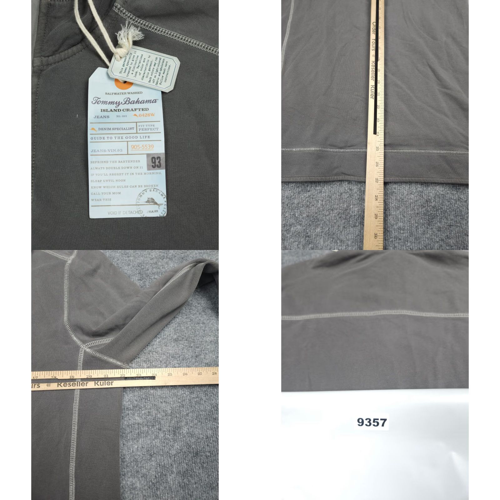 Tommy Bahama Tommy Bahama Sweater 1/4 Zip Mens M Gray Carbon NWT Logo Pullover Mock Neck Knit Casual Winter Fall Size US M / EU 48-50 / 2 - 8 Thumbnail