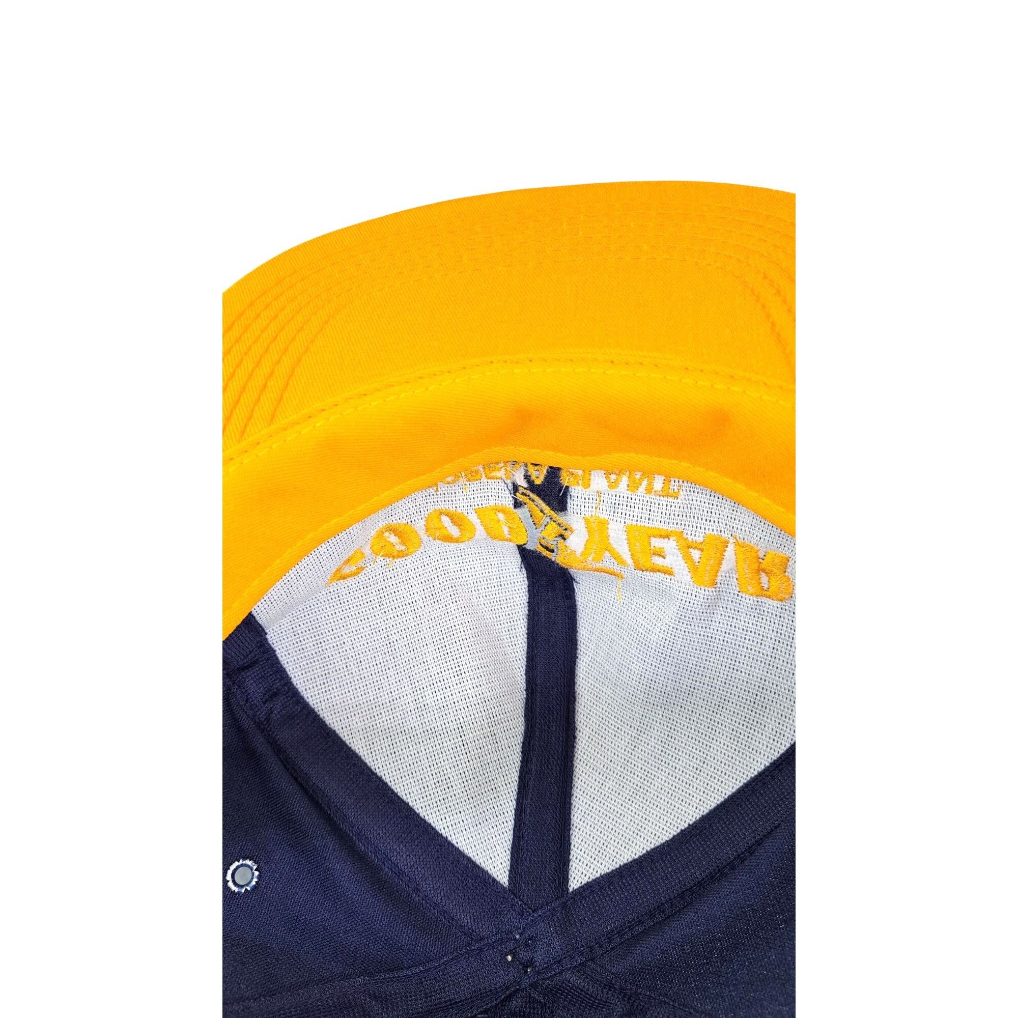 Vintage Vintage Goodyear Topeka Snapback Cap Blue Yellow Adjustable Size ONE SIZE - 6 Thumbnail