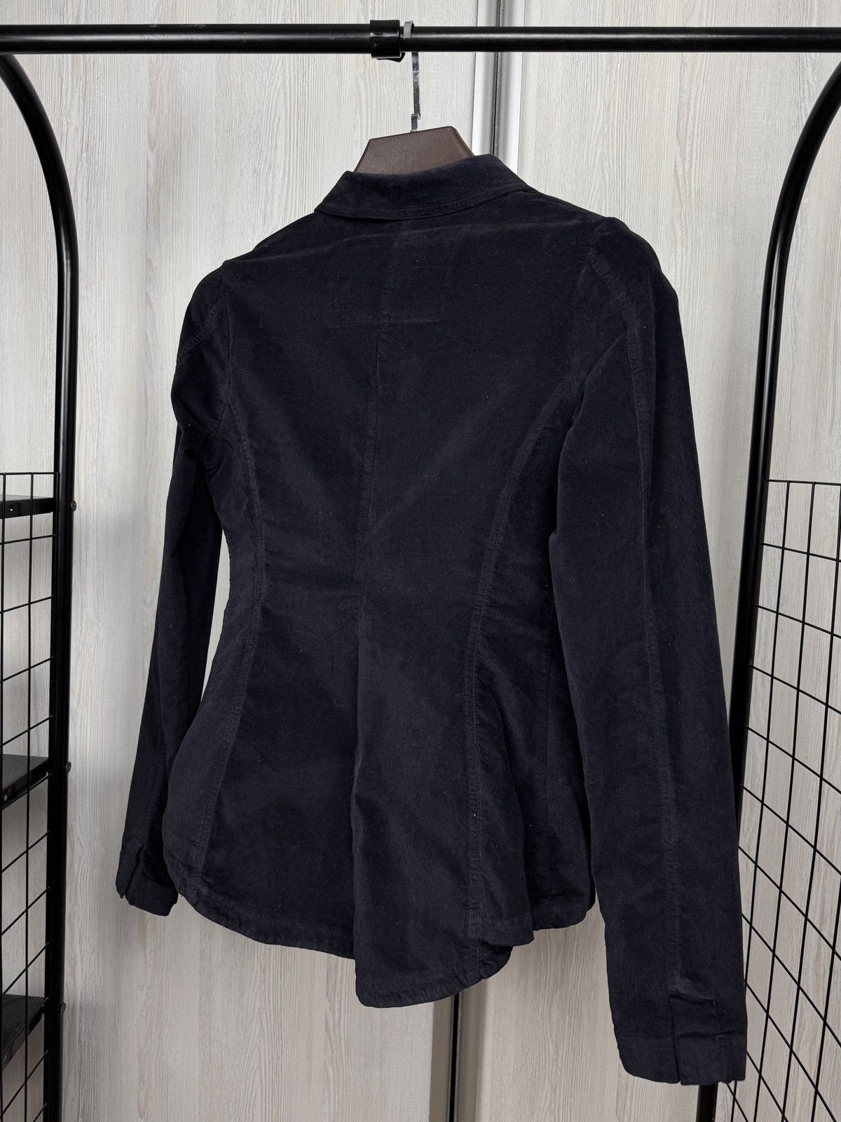 Rundholz Rundholz Black Label navy blue velour velvet blazer Size XS / US 0-2 / IT 36-38 - 7 Thumbnail