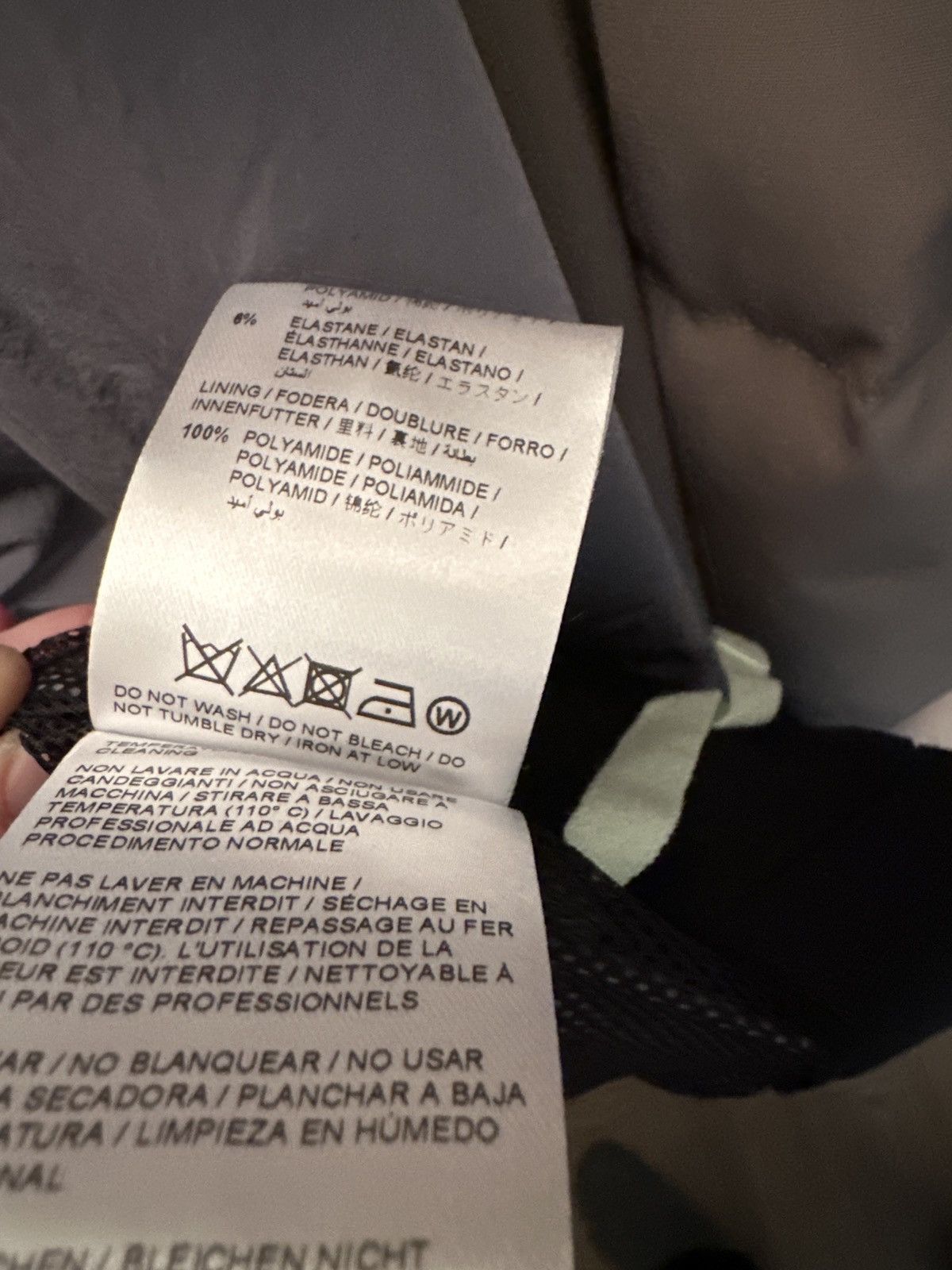 Off-White Grey Mesh Pocket Anorak Jacket