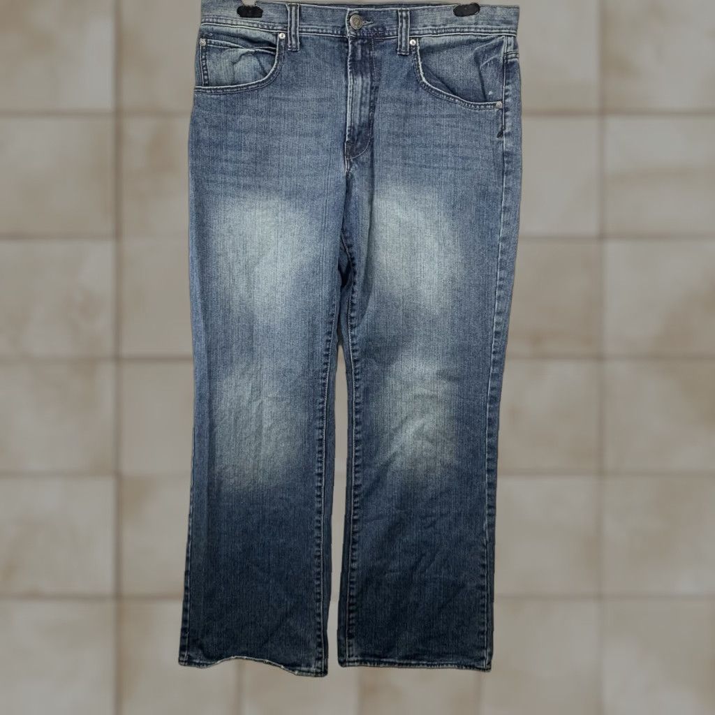 Vintage Vintage Arizona Jean Co Men's Jeans 36x31 Dark Blue Straight Fit Bootcut 90s Grunge Rock Size US 36 / EU 52 - 1 Thumbnail