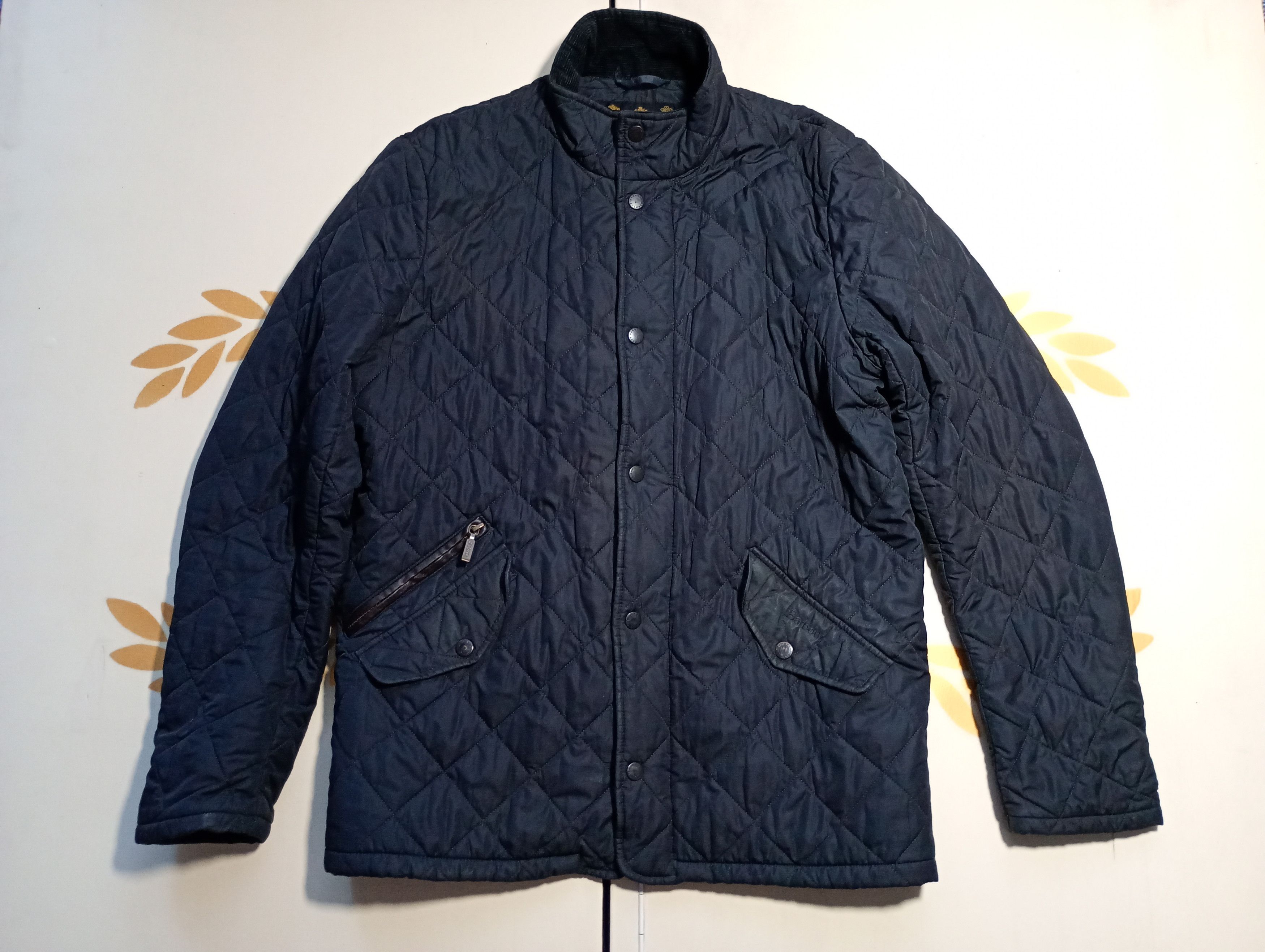 Barbour Barbour Chelsea Quilted Dark Gray Jacket Size US S / EU 44-46 / 1 - 1 Thumbnail