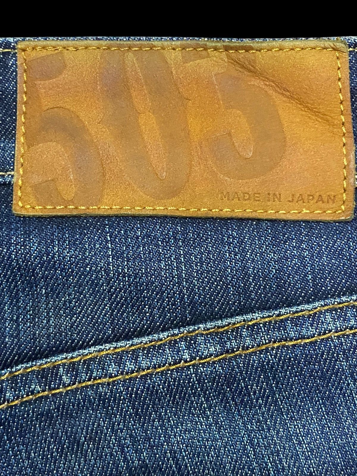 Junya Watanabe Vintage Edwin 503 Japan Blue Wash Distressed Skinny Jeans Size US 30 / EU 46 - 10 Thumbnail