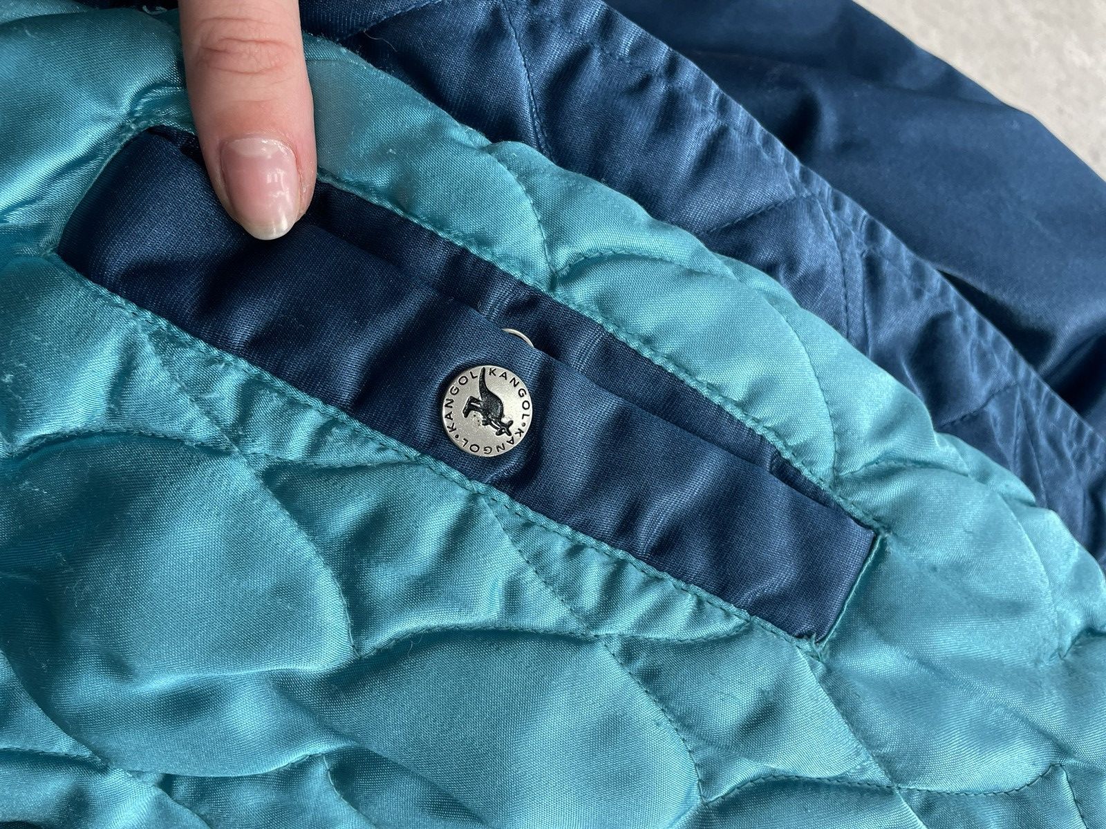 Kangol Kangol retro cwu german bomber blue jacjet hype style Size US L / EU 52-54 / 3 - 8 Thumbnail
