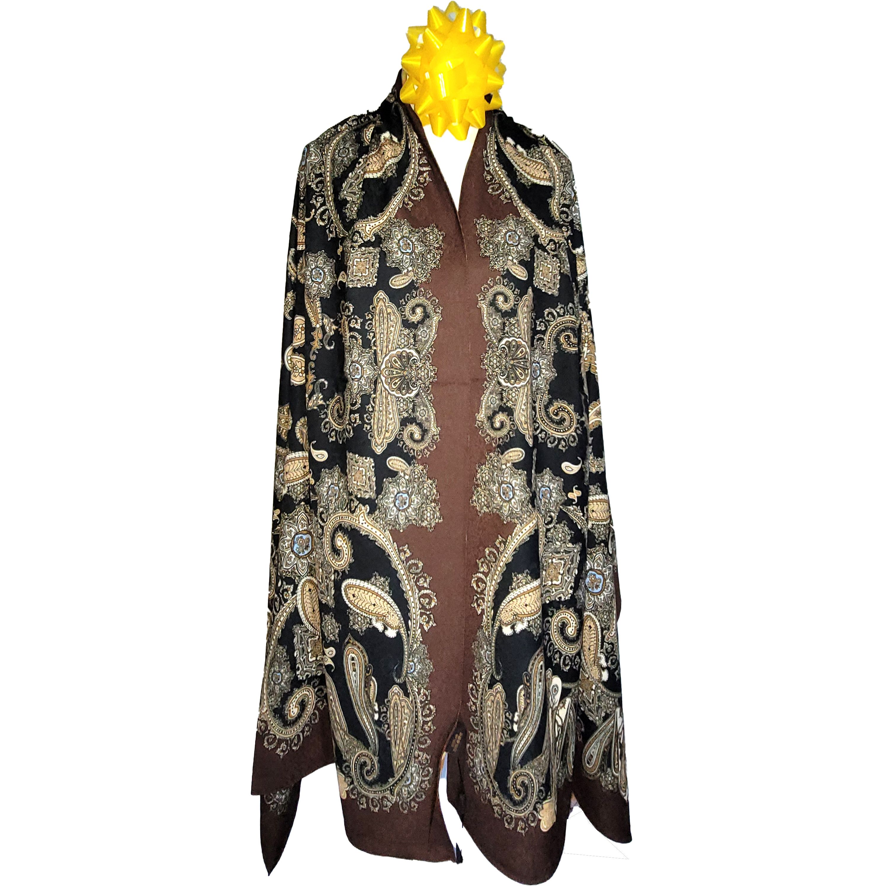 Other NWT Double-Sided Silk Scarf 27"x70" Long Rectangle Wrap 3329 Size ONE SIZE - 8 Thumbnail