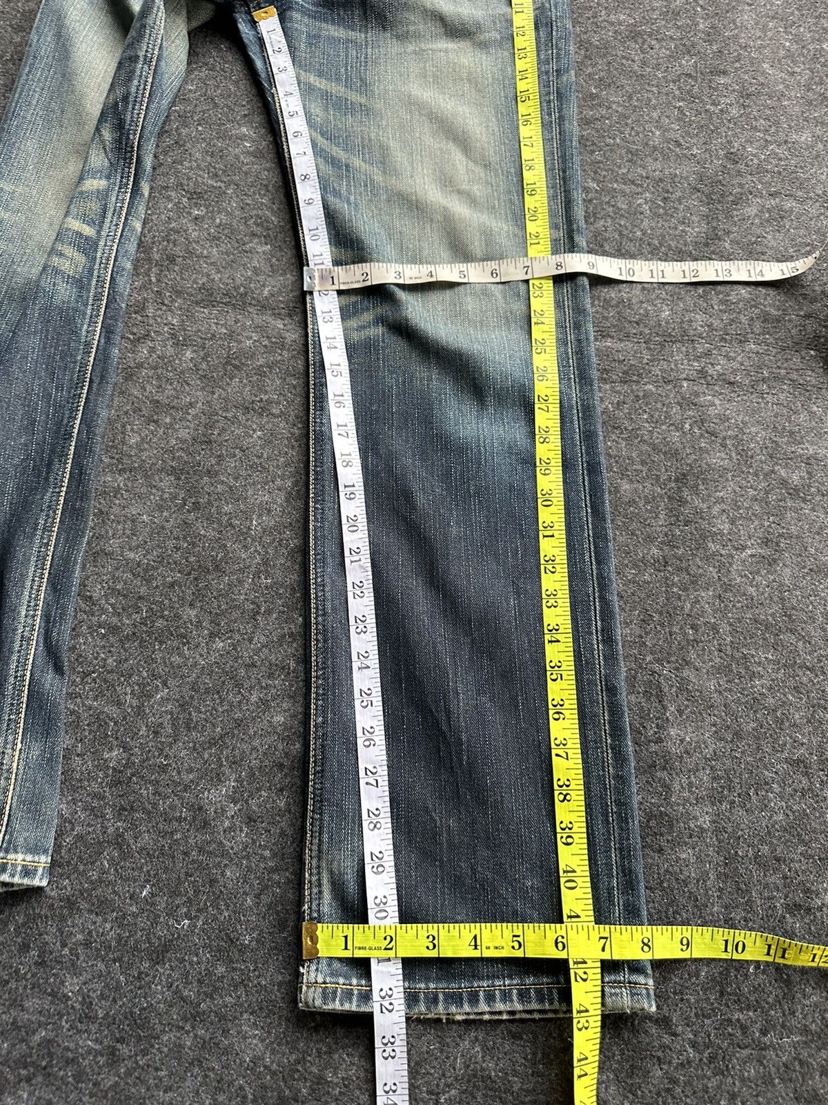 Lee Lee Riders Stone Washed Vintage Denim 29x32 D413 Size US 29 - 9 Thumbnail