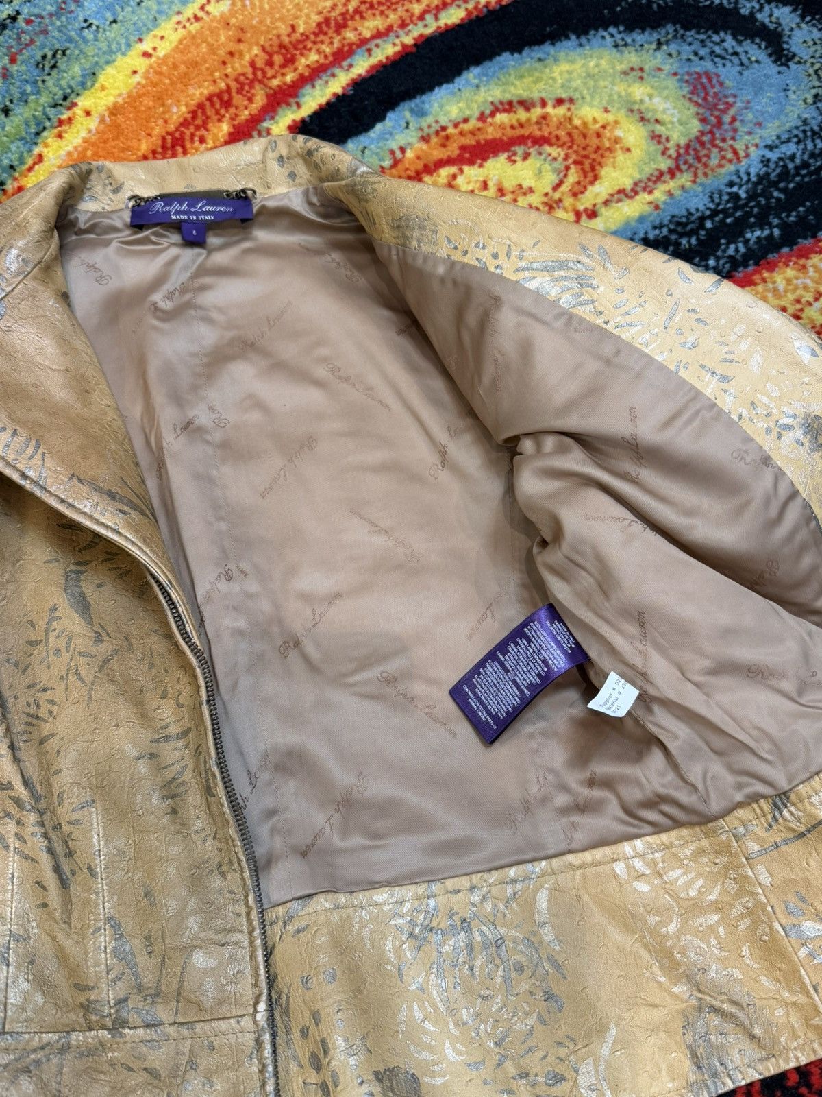Ralph Lauren Ralph Lauren Collection Leather Moto Jacket - sz 6 Size M / US 6-8 / IT 42-44 - 3 Thumbnail