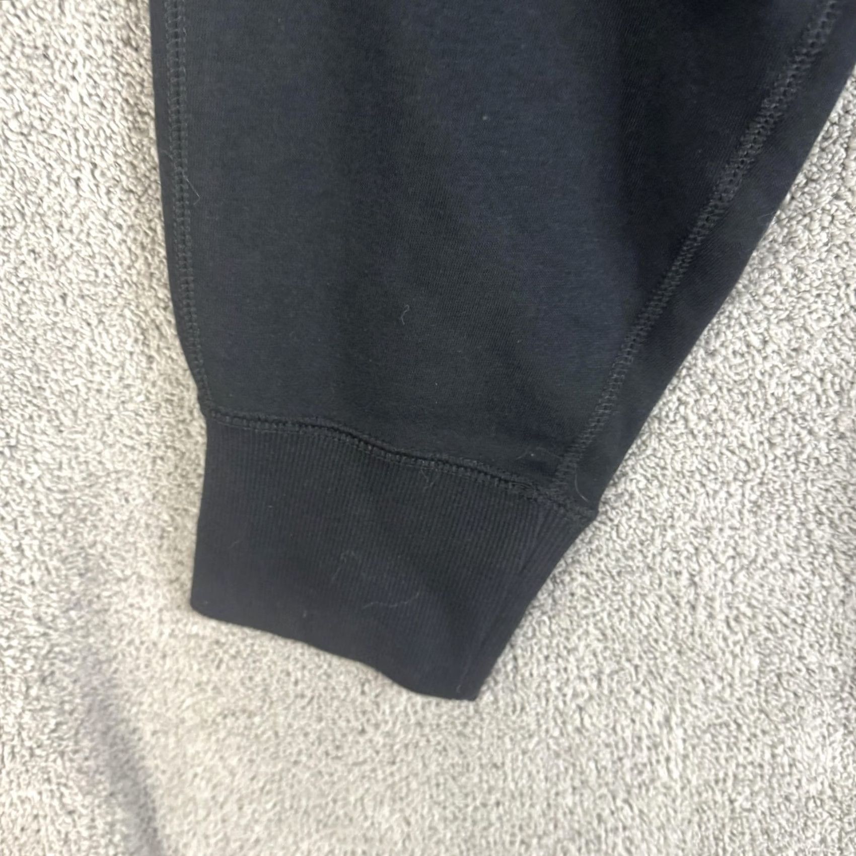 Converse Converse Jogger Pants Mens 2XL Black Fleece Drawstring Pockets Ankle Cuffed All Star Tapered Knit Sportswear Activewear Casual Womens?No Size US 39 - 5 Thumbnail