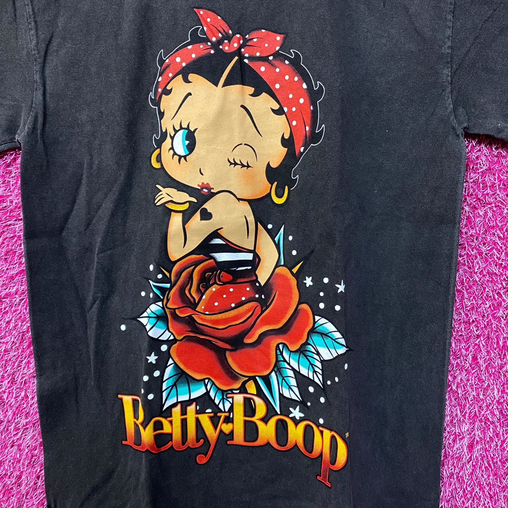 Other Betty Boop Dream In Rose Pin Up Tshirt size s/m Size US M / EU 48-50 / 2 - 2 Thumbnail