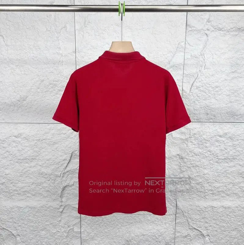 Burberry Burberry Red Cotton Polo Shirt for Men. Size US XS / EU 42 / 0 - 2 Thumbnail