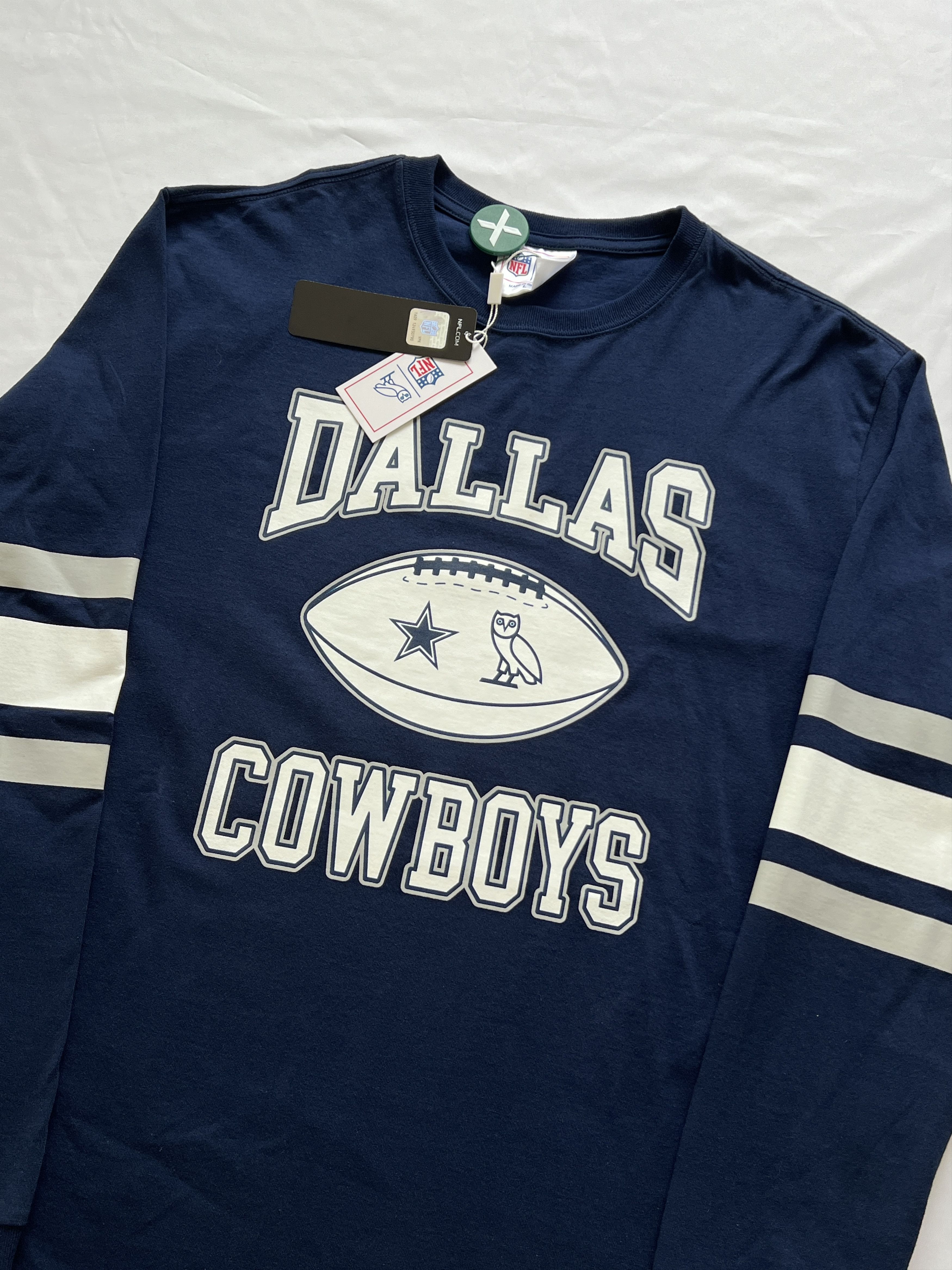 Drake OVO x NFL DALLAS COWBOYS OG LONG SLEEVE T-SHIRT Size US L / EU 52-54 / 3 - 3 Thumbnail