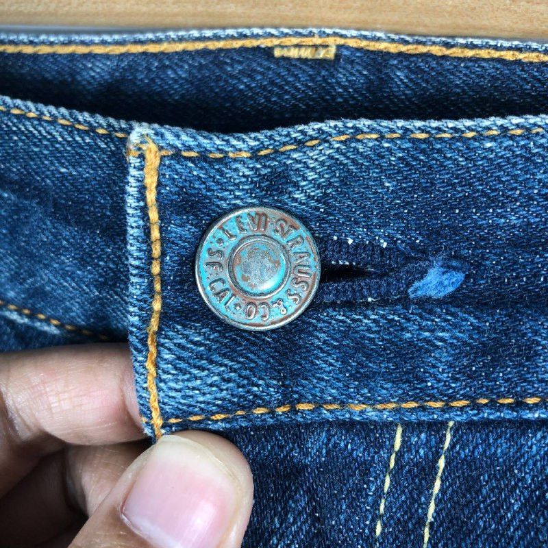 Levi's × Vintage Vintage Levi's Strauss Blue Faded Distressed Denim Jeans Size US 33 - 8 Thumbnail