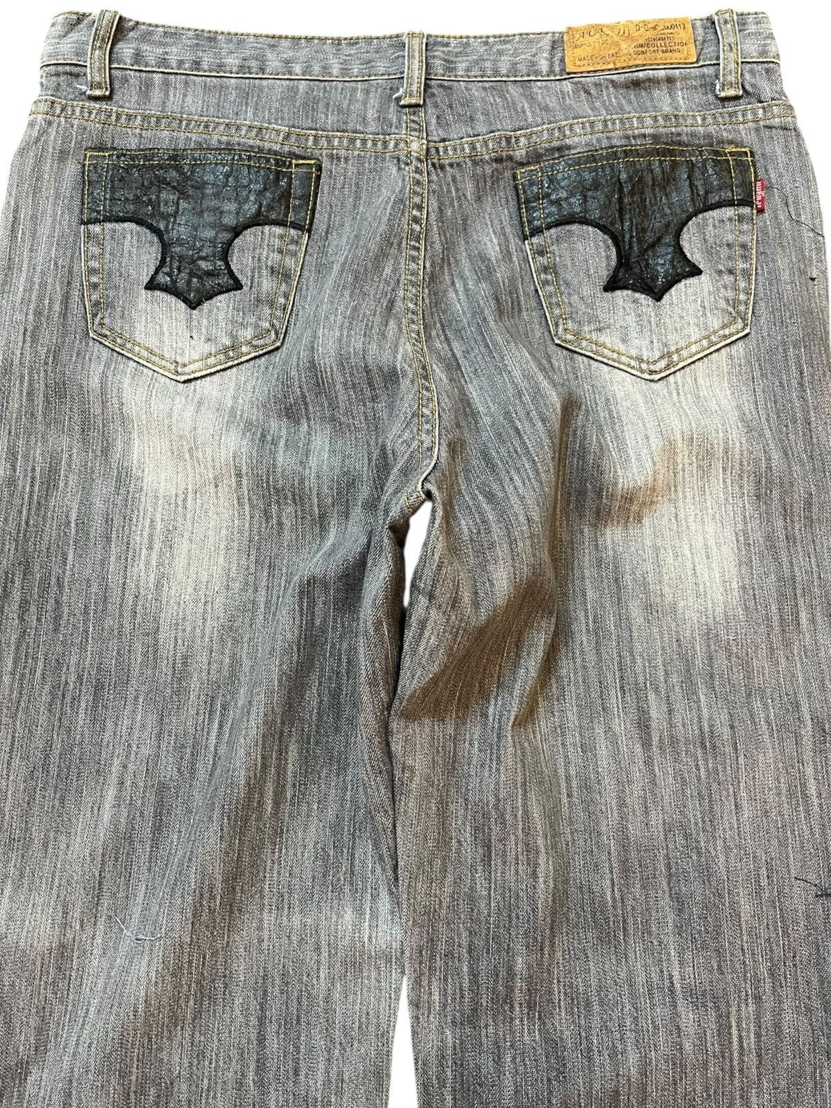 Hysteric Glamour Vintage Japanese Brand Flare Bootcut Wave Beaded Denim Size US 33 - 6 Thumbnail
