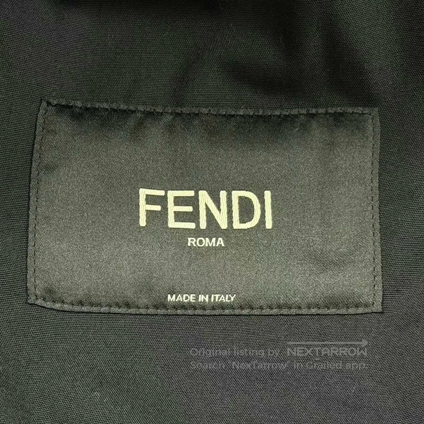 Fendi fendi monogram denim jacket with leather tag. Size US M / EU 48-50 / 2 - 2 Thumbnail