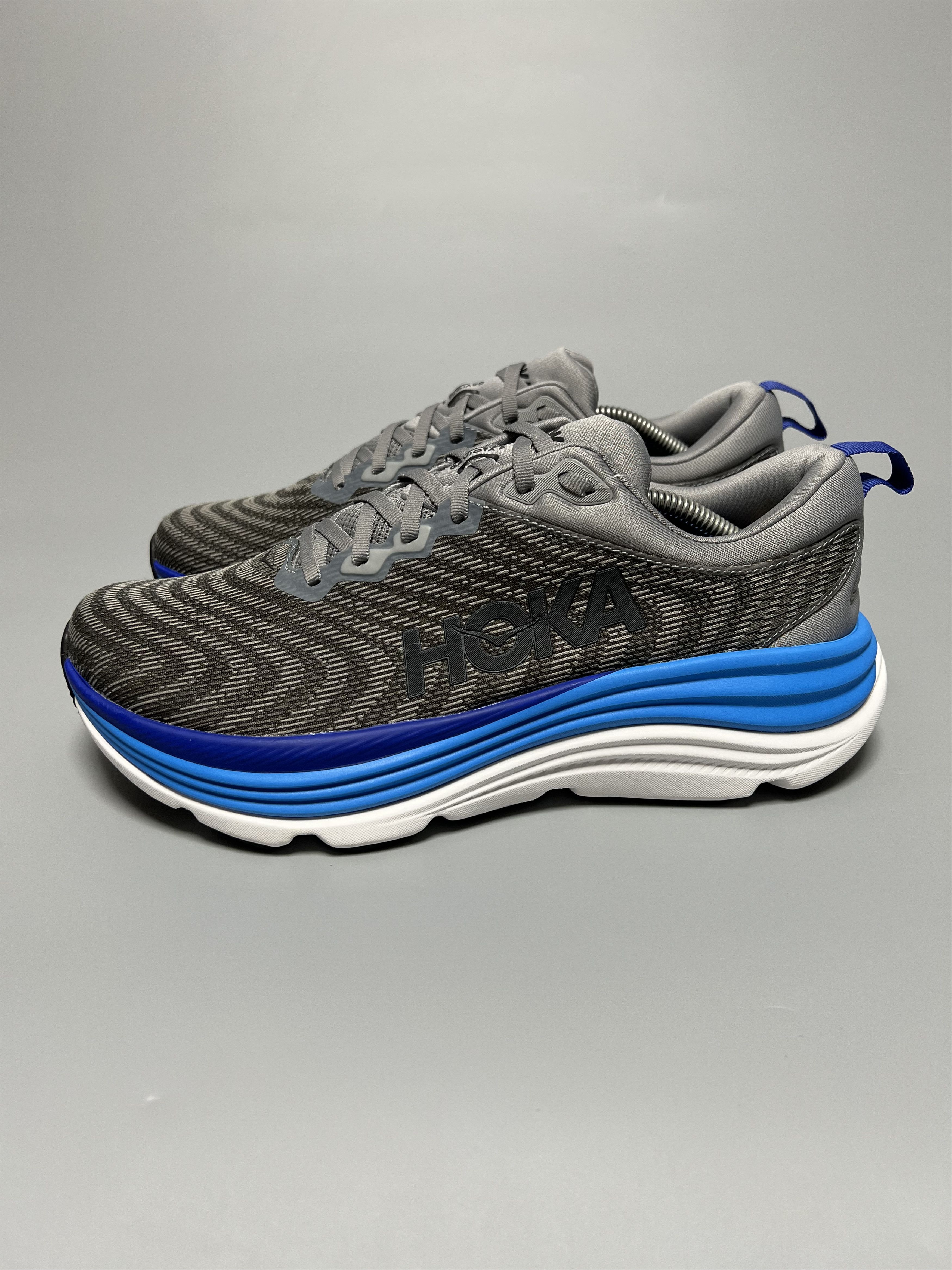 10D Sample Hoka One One Gaviota 5 Running Shoes Walking Gym in Grey, Men's