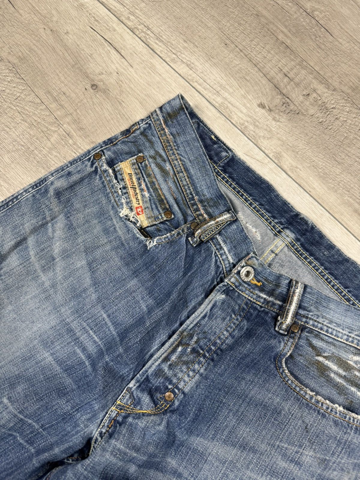 If Six Was Nine Vintage Diesel Jeans Big Logo Distressed Baggy japanese 90s Size US 32 / EU 48 - 4 Thumbnail