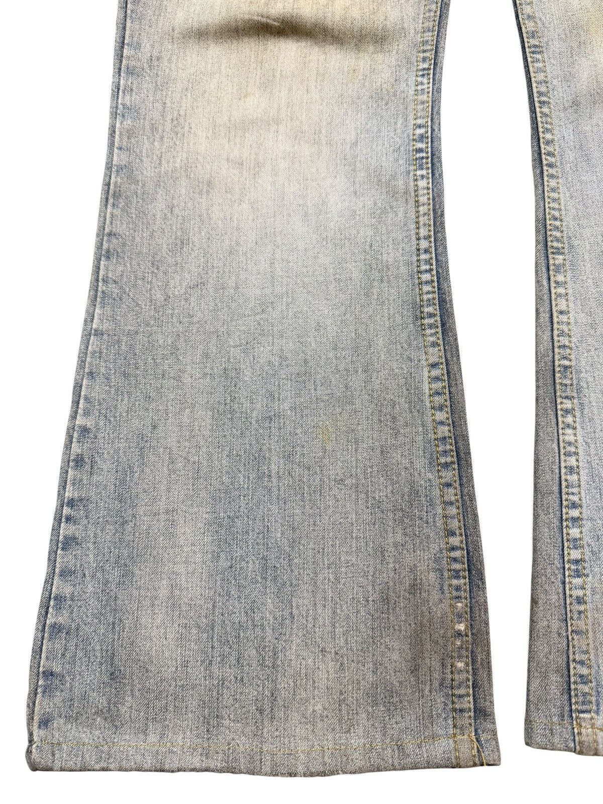 Hysteric Glamour Vintage Japanese Mud Dirty Wash Distress Wide Leg Baggy Size US 34 / EU 50 - 7 Thumbnail