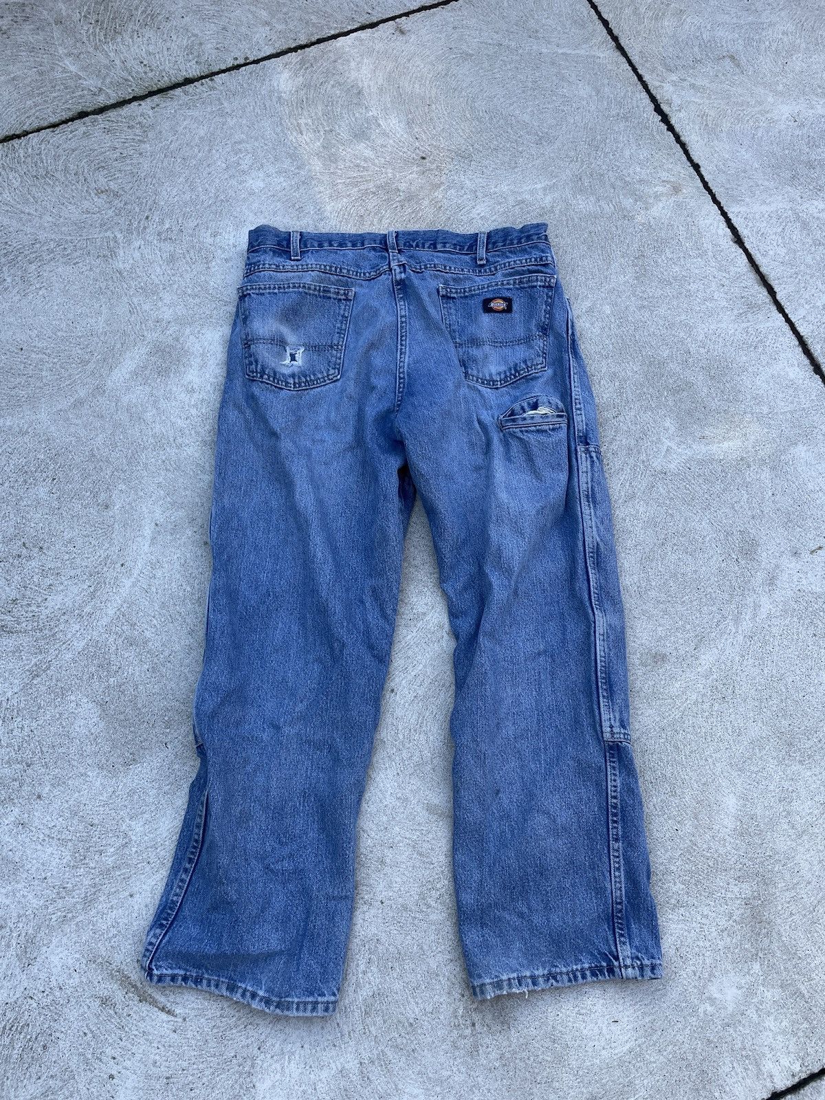 Carhartt × Dickies Vintage Dickies Double Knee Denim Jeans Size US 38 / EU 54 - 2 Thumbnail